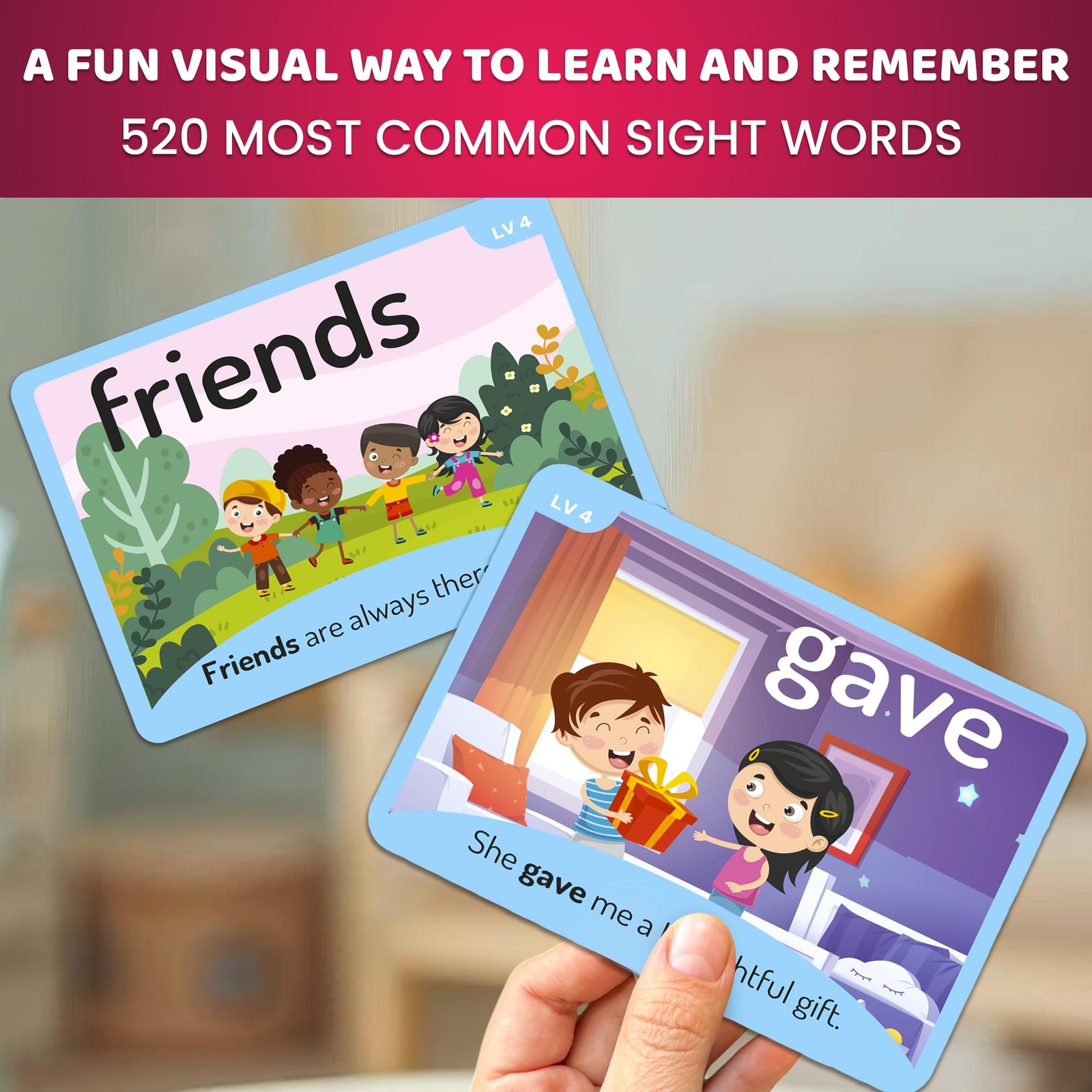 Quokka 520 Sight Words Flash Cards On Dolch Sight Words Lists For Reading Flash