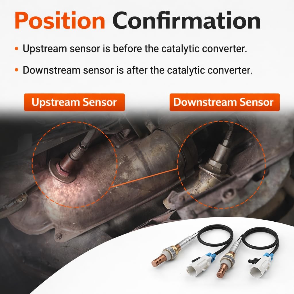 VENUSFILTER 2pc Oxygen Sensor O2 Upstream Downstream 234-4668