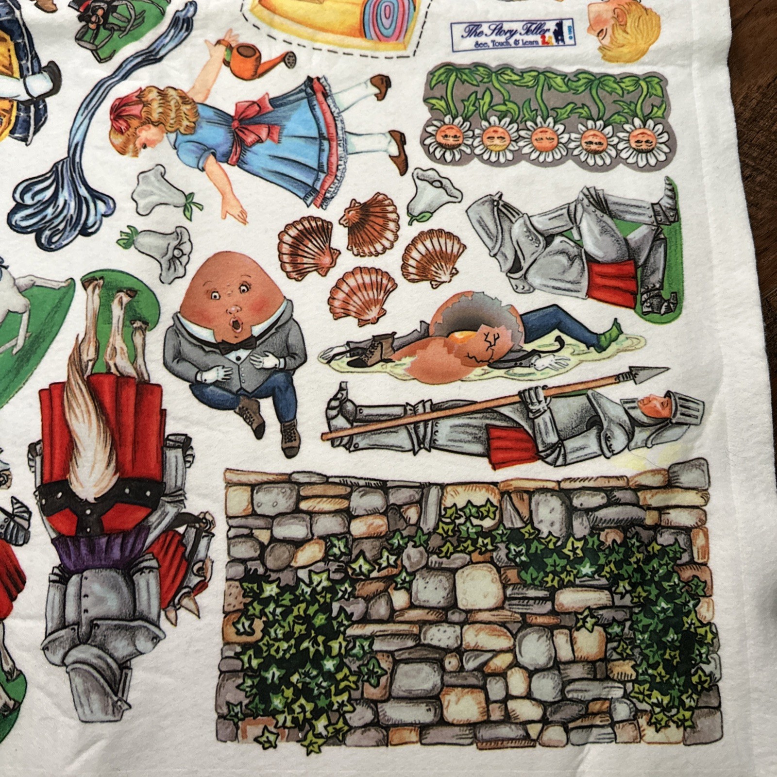 The Story Teller Felt 1993 Nursery Rhymes Uncut Flannel Board