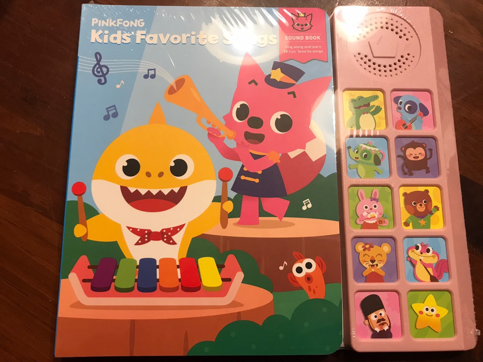 Pinkfong Baby Shark Sing-Alongs Sound Book (10 kids favorite songs) New