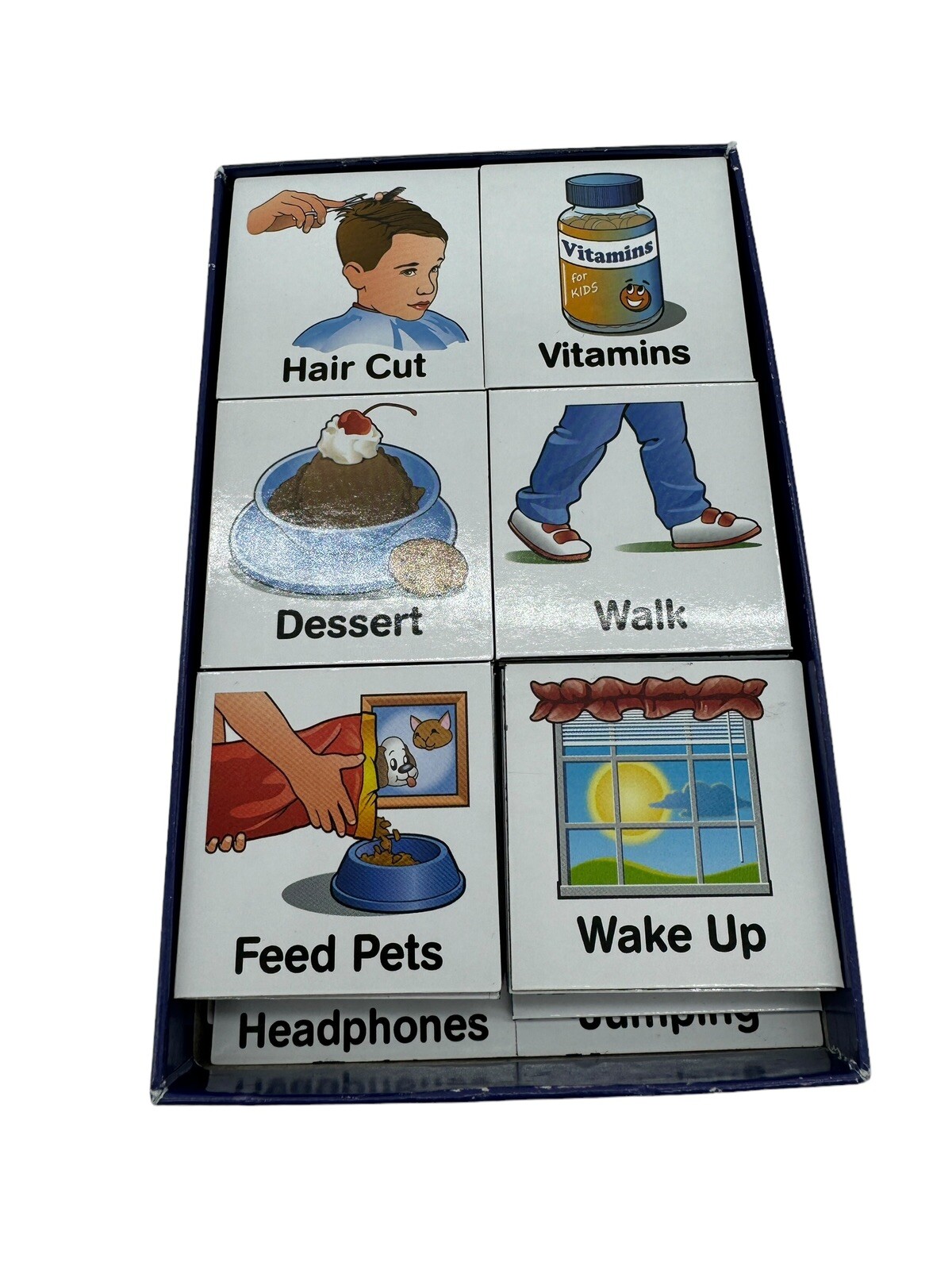 SchKIDules Kids Visual Schedules Deluxe Collection Box Set 132 Activity Magnets