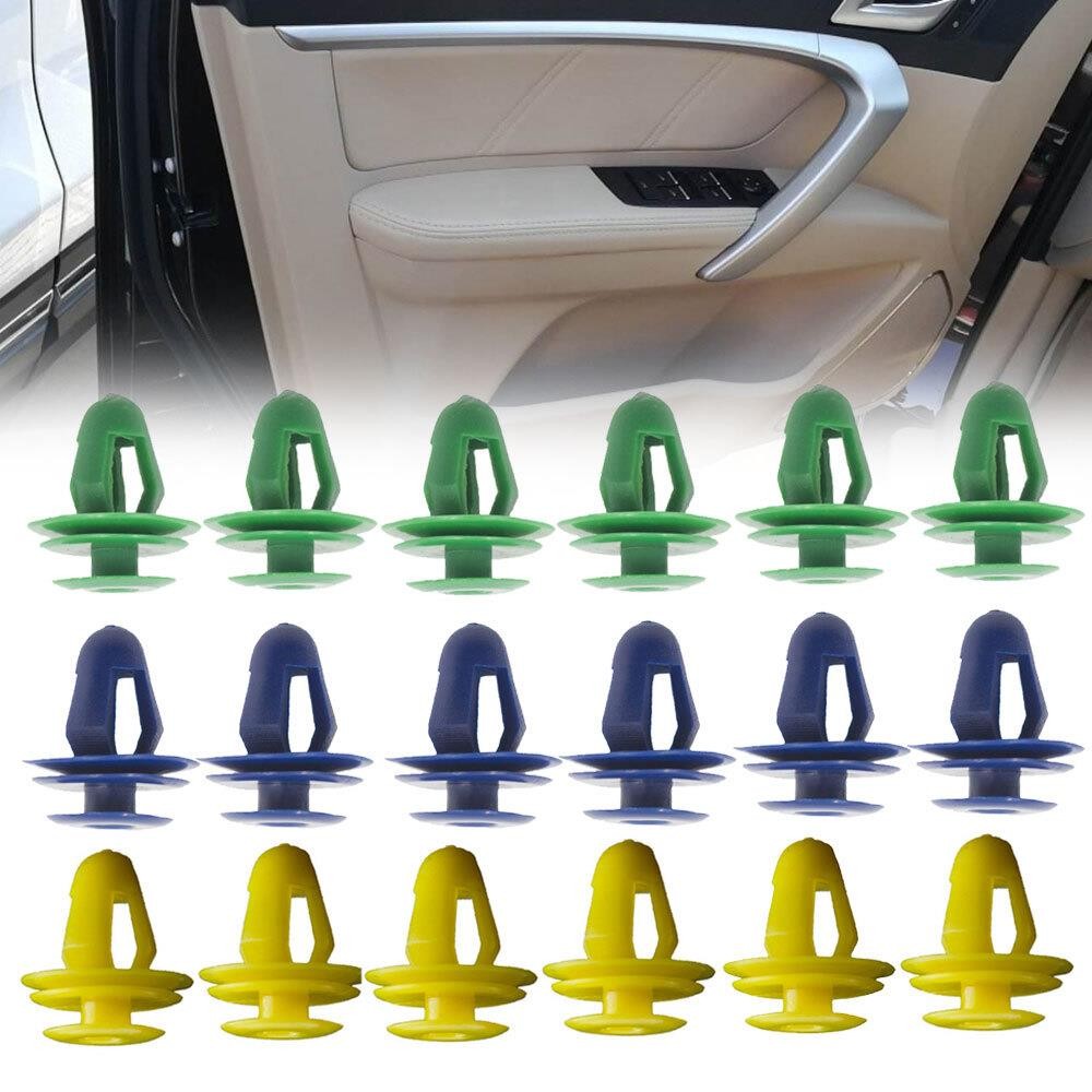 Car Door Panel Clips Fixing Fastener 9mm Hole Car Interior Door Trim 50PCs