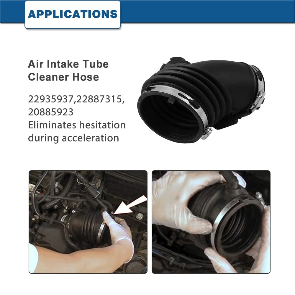Air Intake Hose Compatible with 2013-2019 Cadillac XTS 3.6L, 2014-2019 Chevy Imp