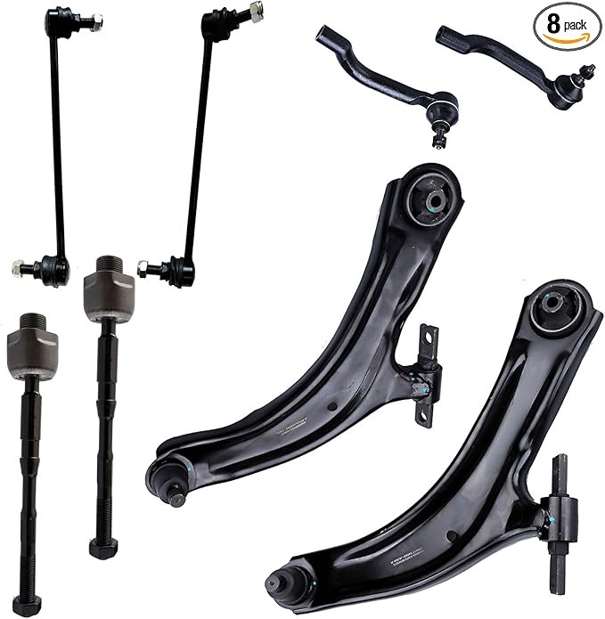 8pc Front Lower Control Arm Kit for Nissan Rogue 2008-2013, Rogue Select