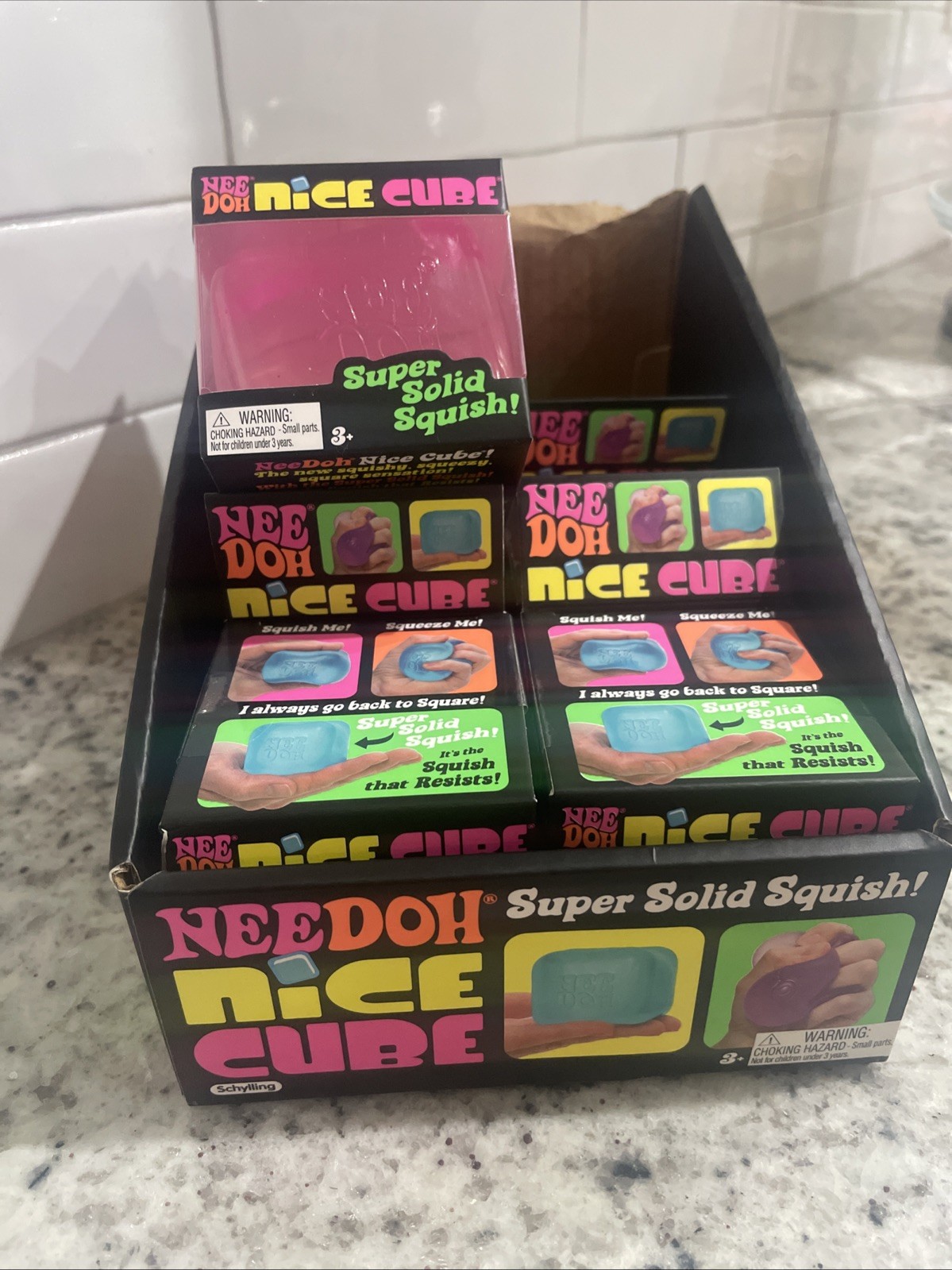 Nee Doh Nice Cube (6 Cubes) With Display Box