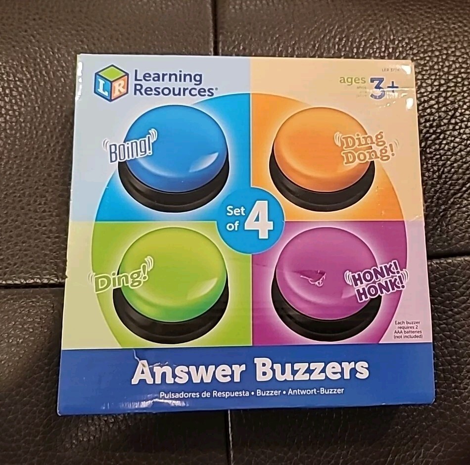 Learning Resources Answer Buzzers, and Kid’s cards games