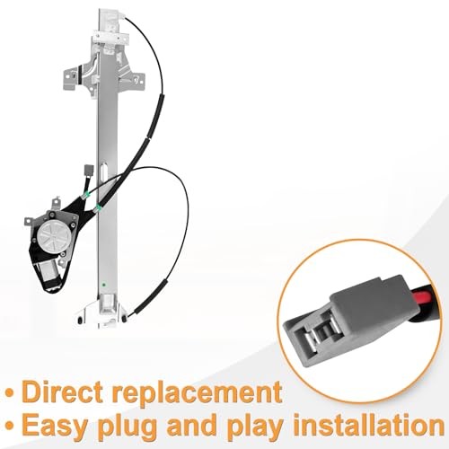 Front Driver Side Power Window Regulator with Motor for 2003-14 Ford E150 E250,