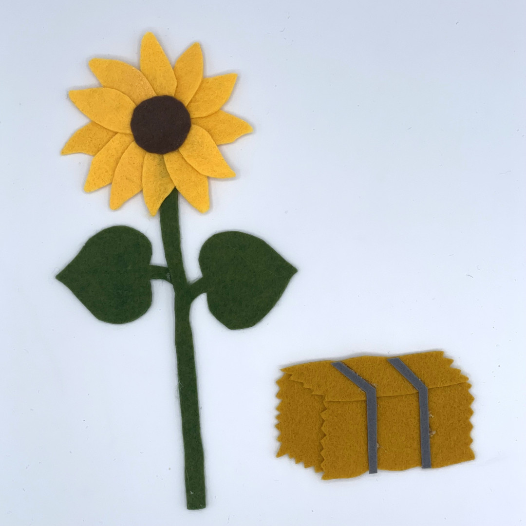  Pilgrims and Pumpkins Hospitality Felt Story Set for Felt or Flannel Board Play
