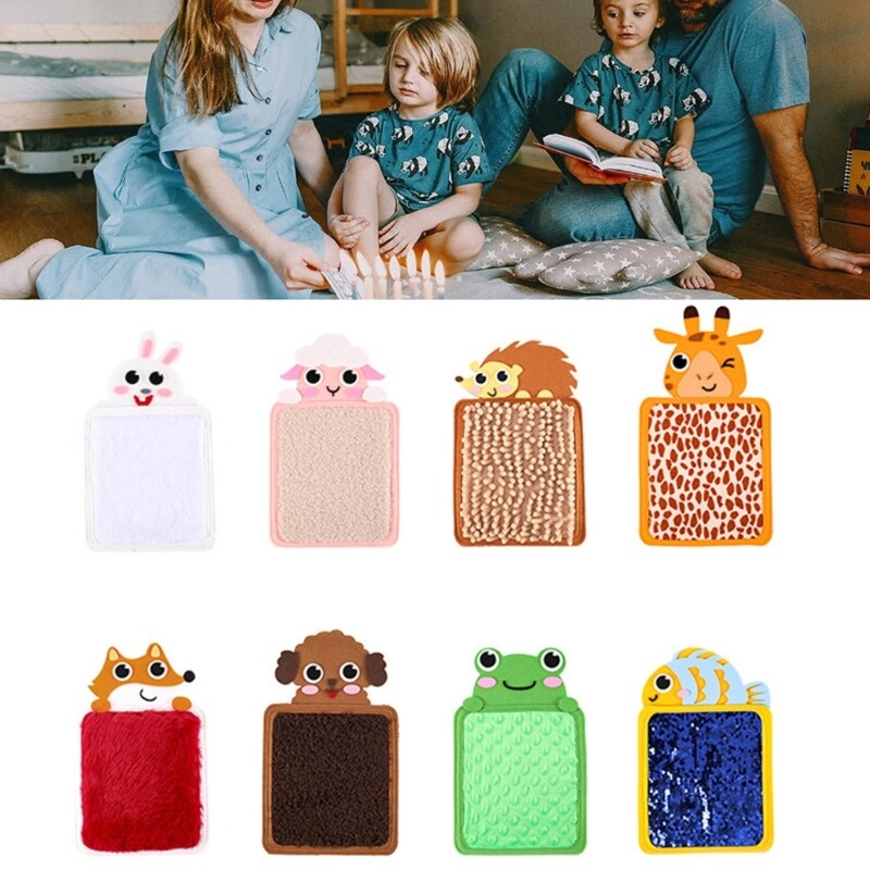 Tactiles Mat Toy Kids Hand-Eye Coordination Cartoon Visual Sensory Board Toy