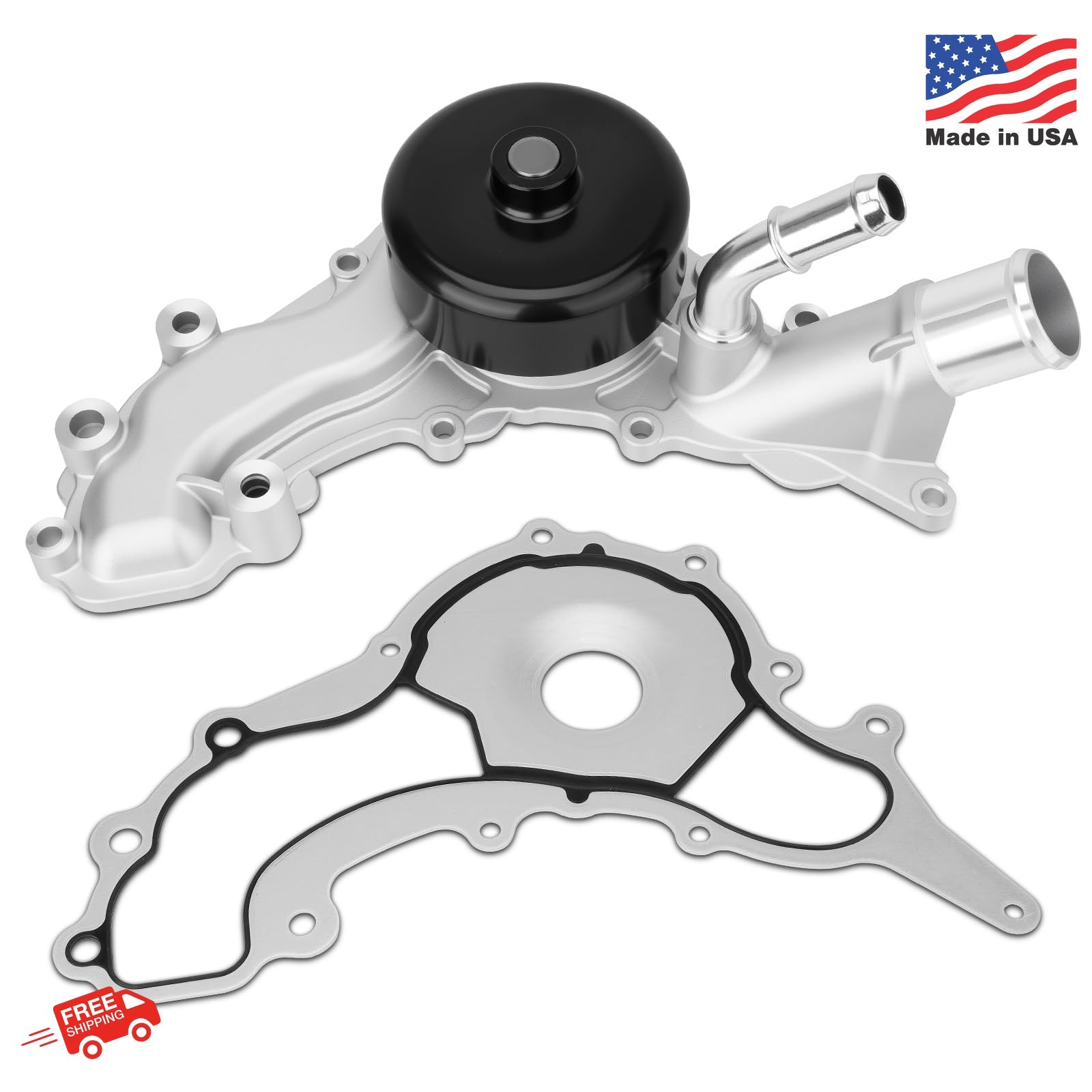 AW6169 Water Pump w/Gasket Compatible with 2011-2019 Dodge Chrysler Jeep Ram 3.6