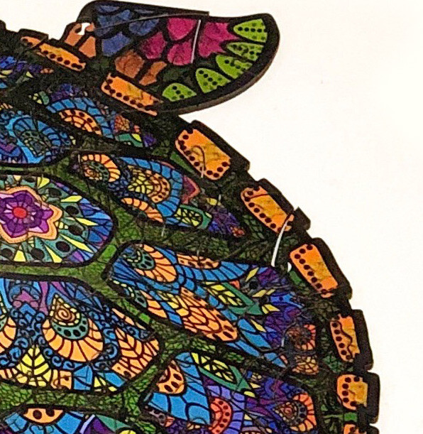 Animal wooden puzzle Long-lived Turtle -gift ecofriendly puzzle medium and large