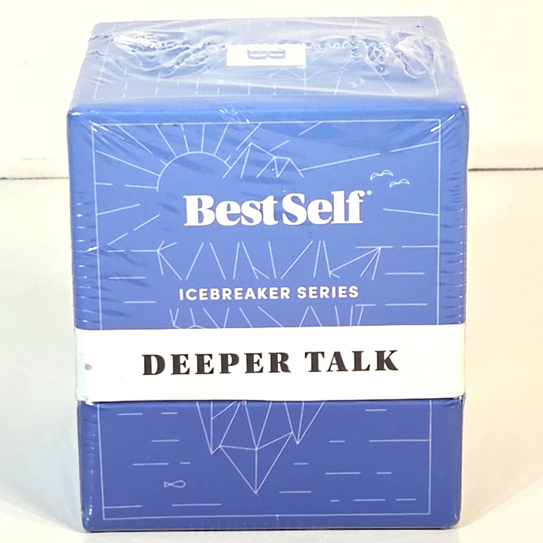 BestSelf Deeper Talk Icebreaker Series Card Game 170 Prompts New Sealed Box Gift