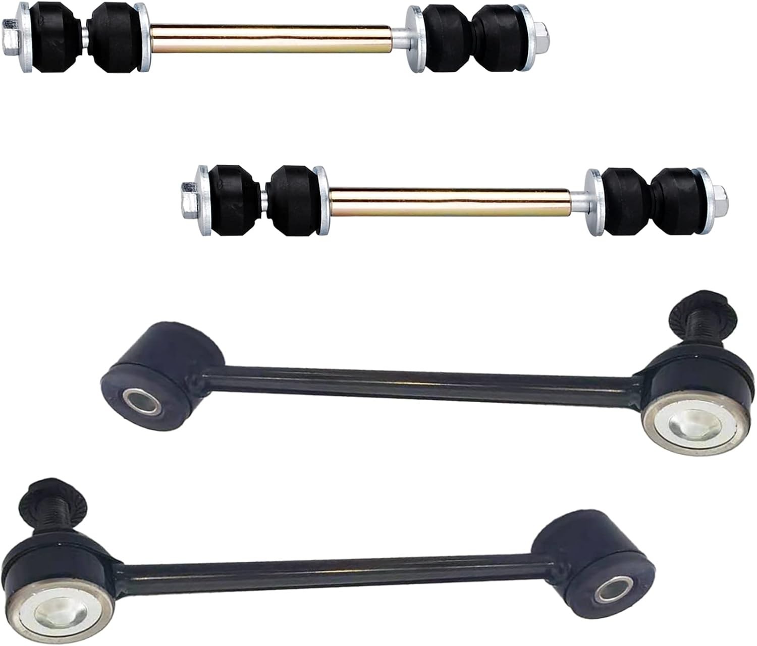 4pc Front Rear Sway Bar Link Kit K80631 K6700 for Cadillac Escalade 2002-2006,