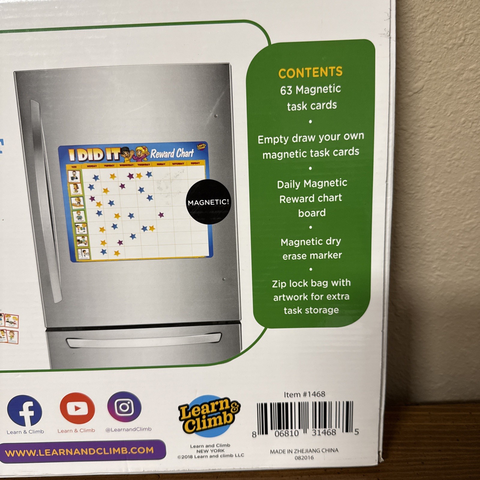 Engaging Magnetic Reward Chart – 63 Tasks as Motivation for Young Kids!