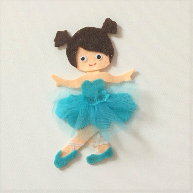 Ballerina Dancers Felt Set for Flannel or Felt Board Play