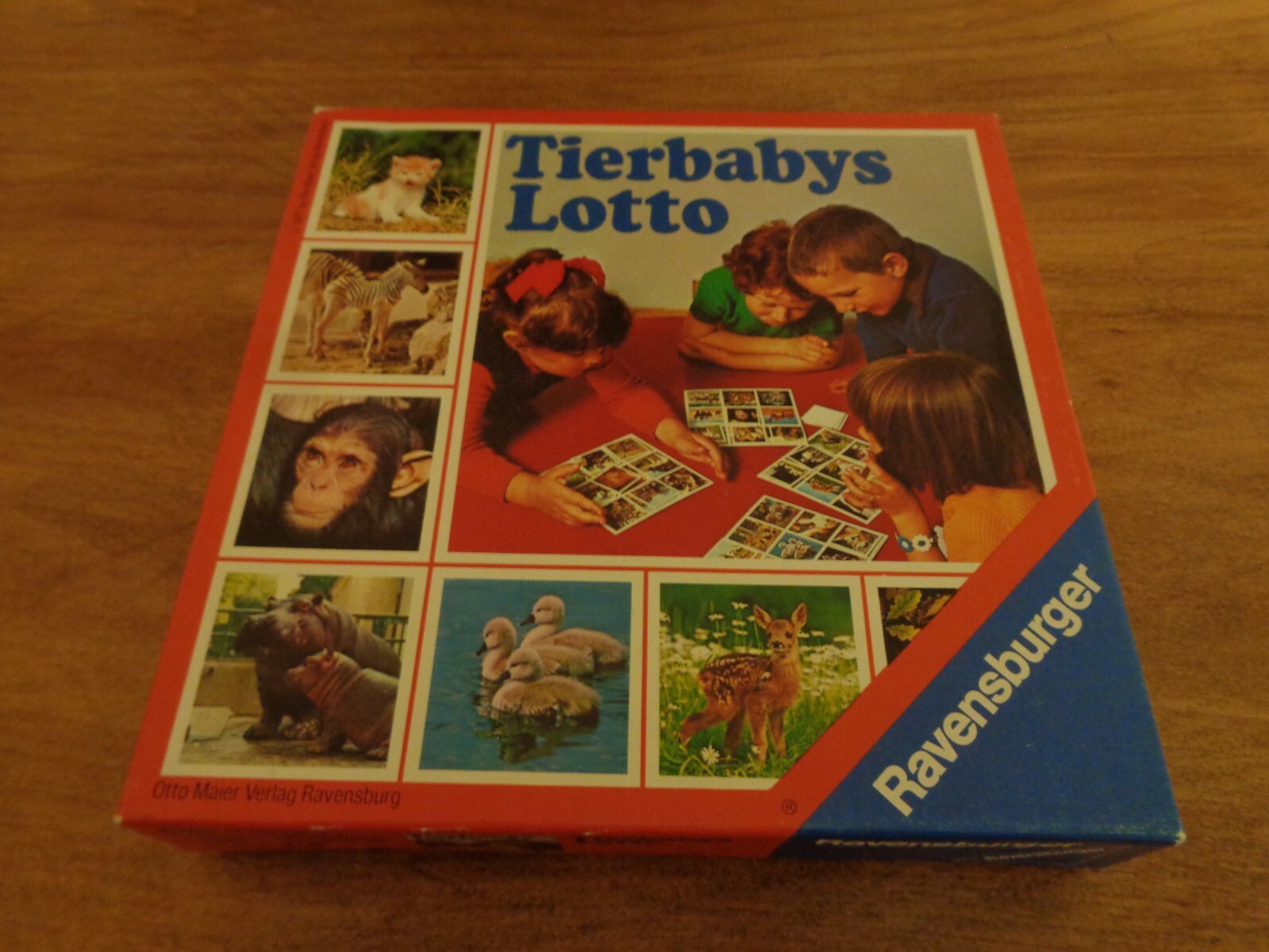Vintage Discovery Toys Tier Baby Lotto Ravensburger w/Instructions West Germany