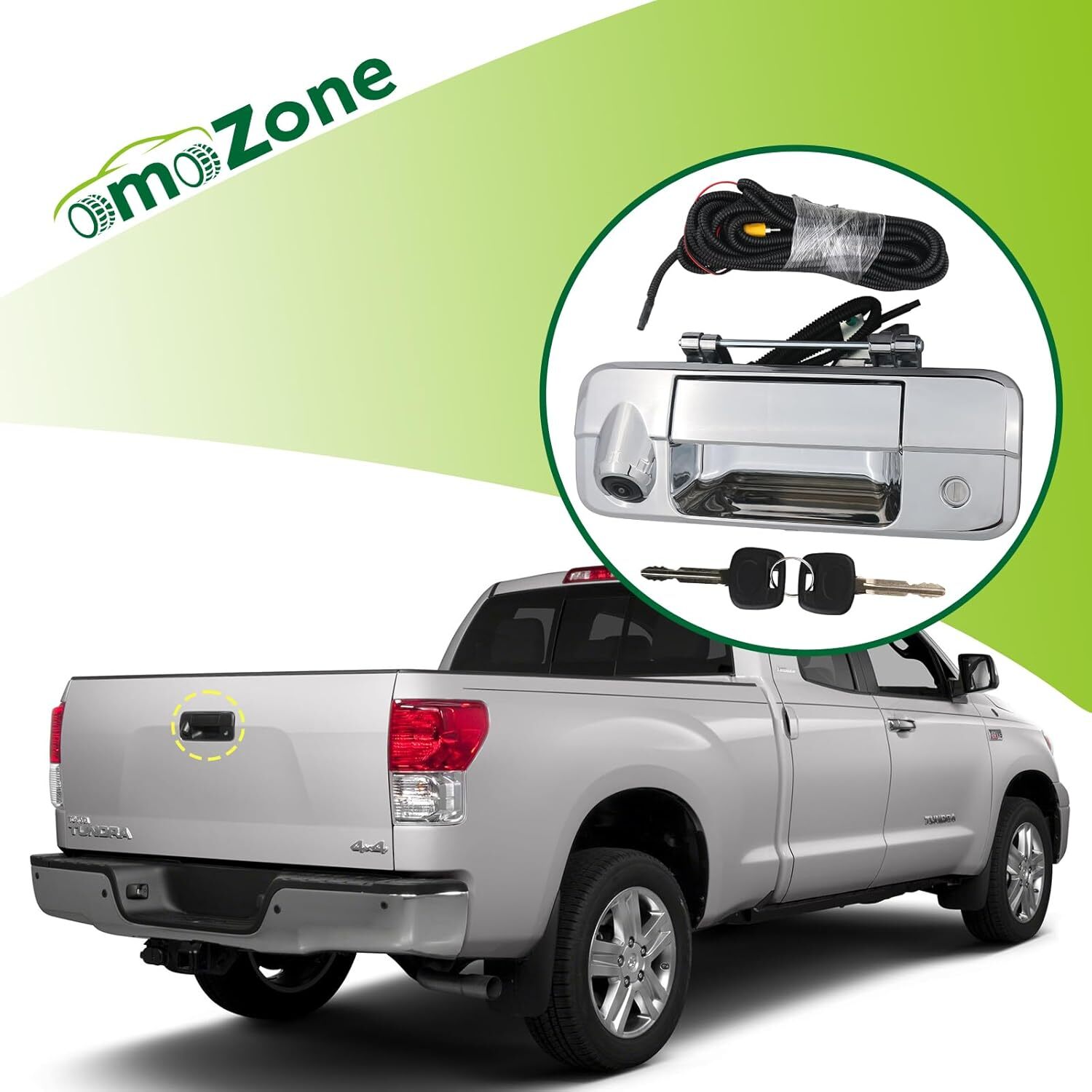 Backup Camera Tailgate Handle Rear View Camera Liftgate Latch Handle with Key