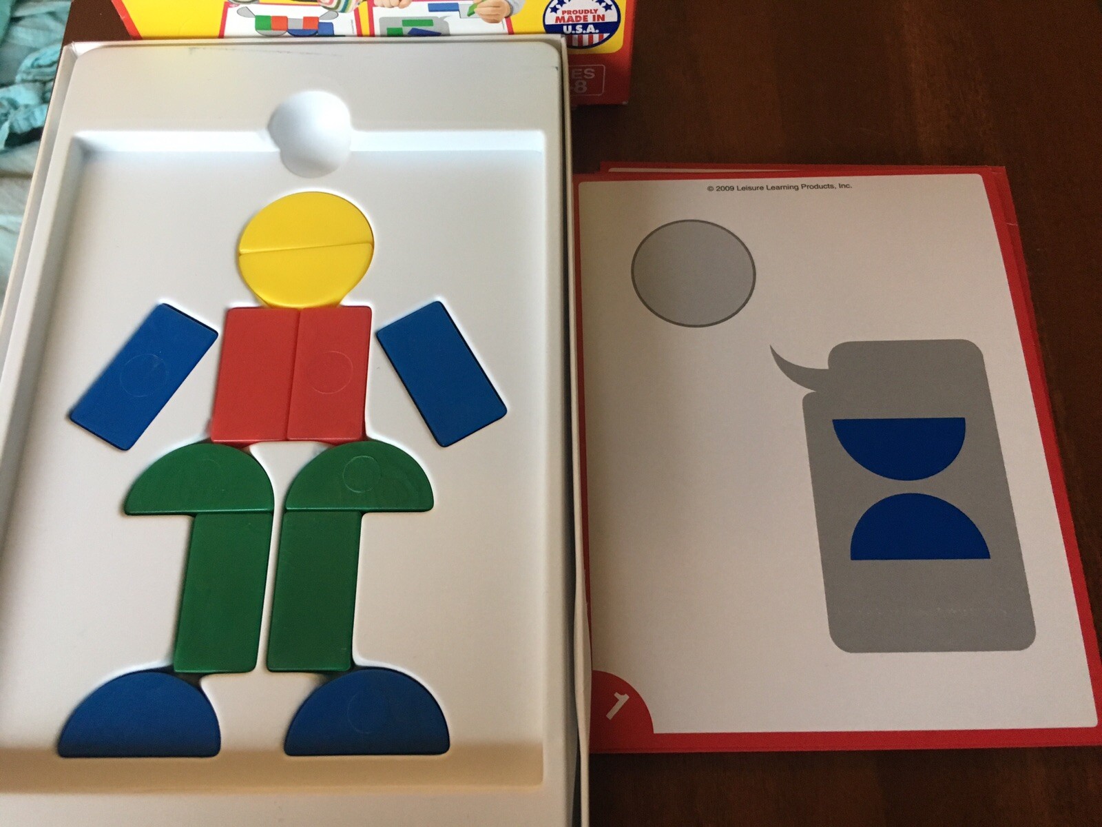 Leisure Learning Products 2009 Mini Mighty Mind Children Puzzles Complete Shapes