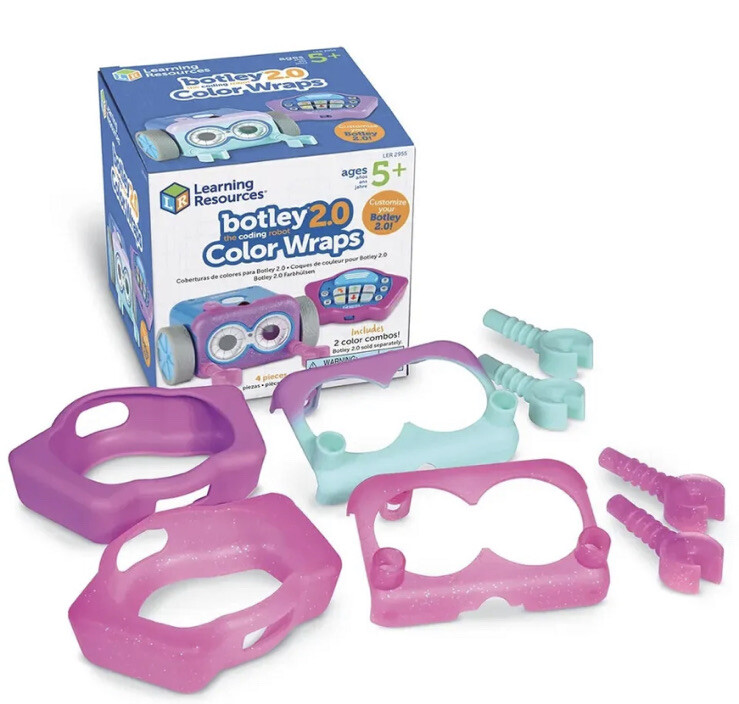 Learning Resources 2955 Botley 2.0 Color Wraps Purple Pack – New