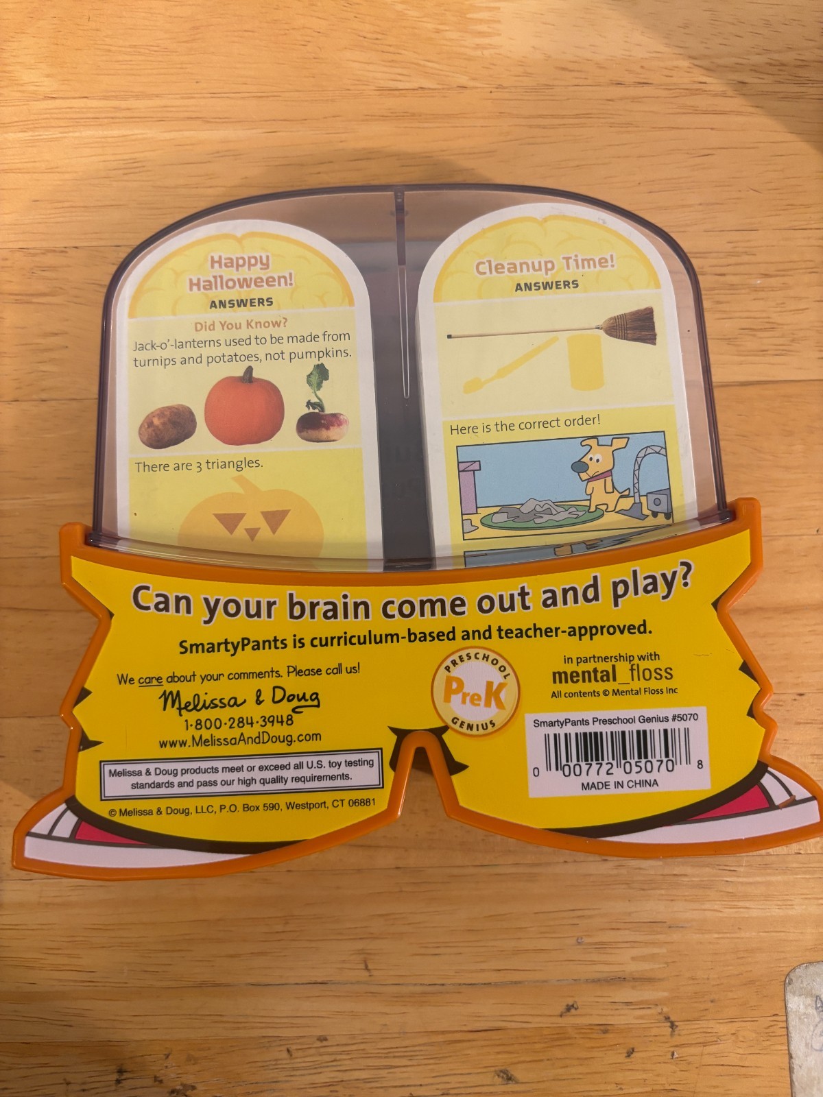 Melissa And Doug Smarty Pants Preschool PreK 120 Brain Building Cards In Case