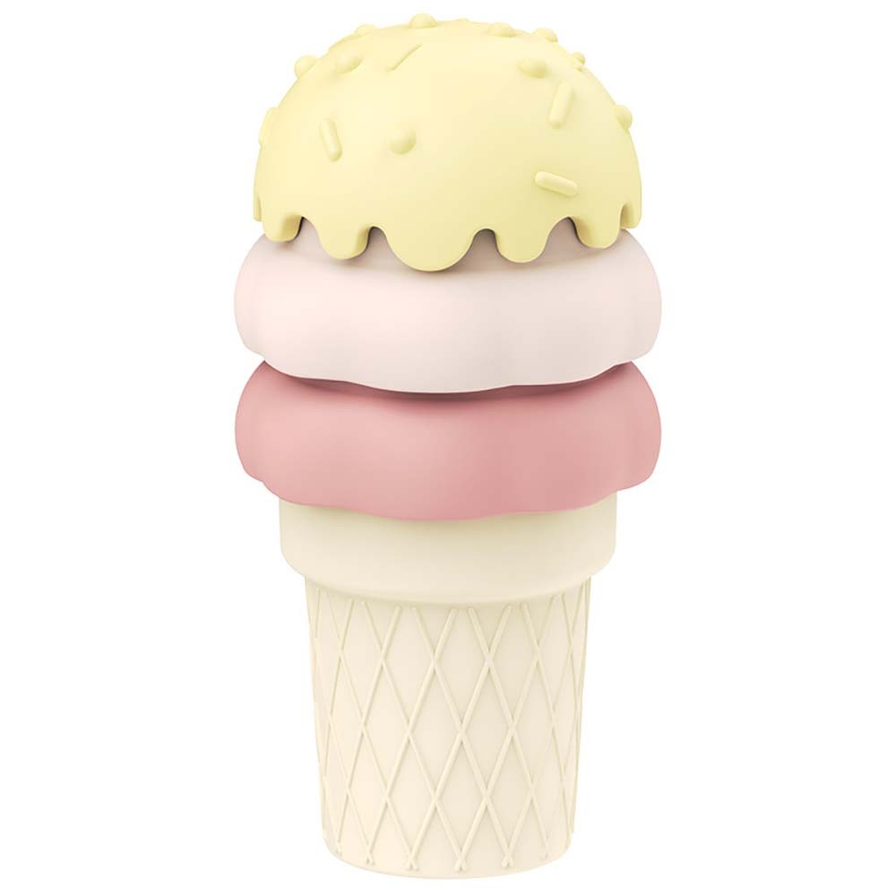 Playful Ice Cream Stacking Puzzle Toy Sturdy Non-Collapsing Fit Kids Indoor Play