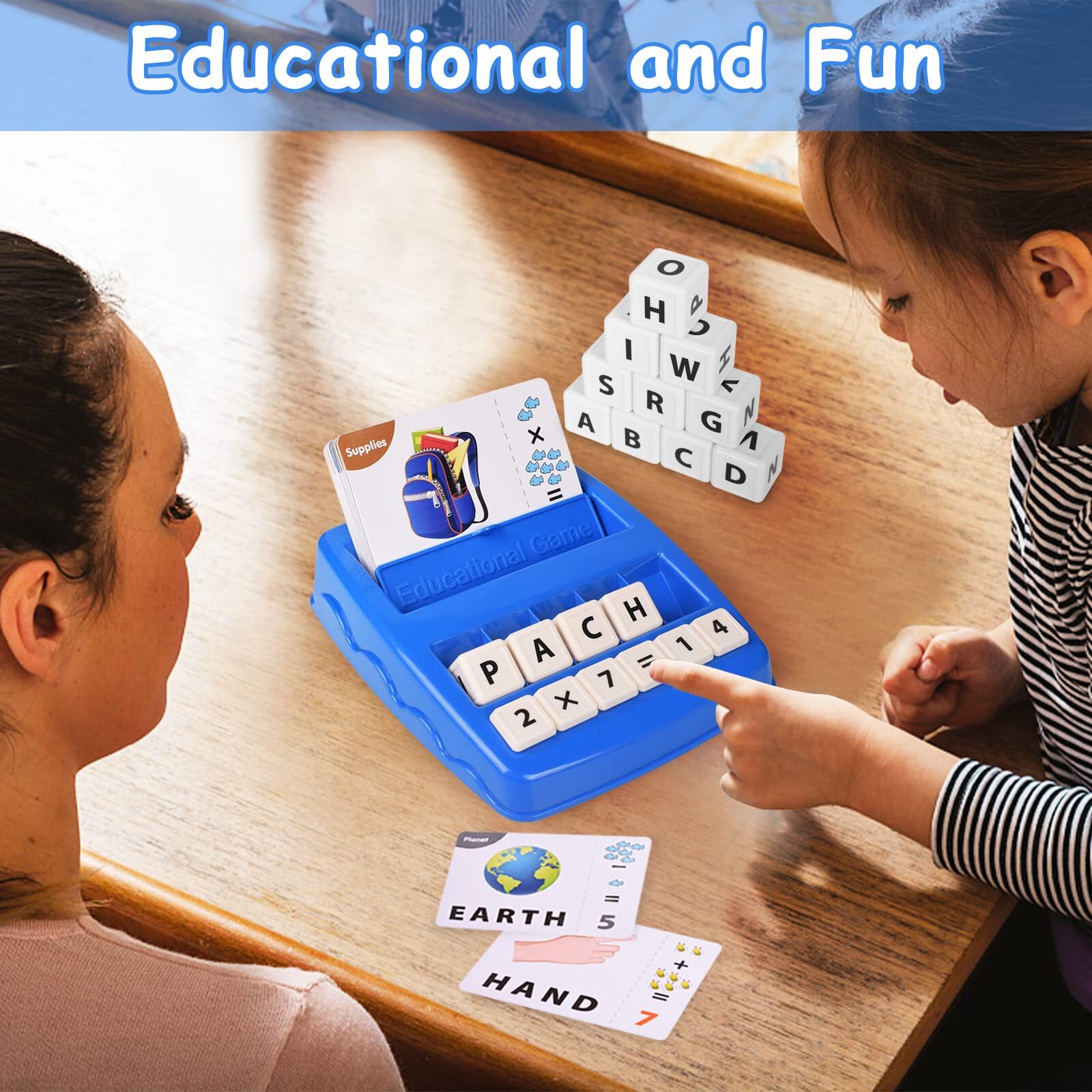 Educational Toys Matching Letter Spelling Math Game ABC Learning Party Gifts