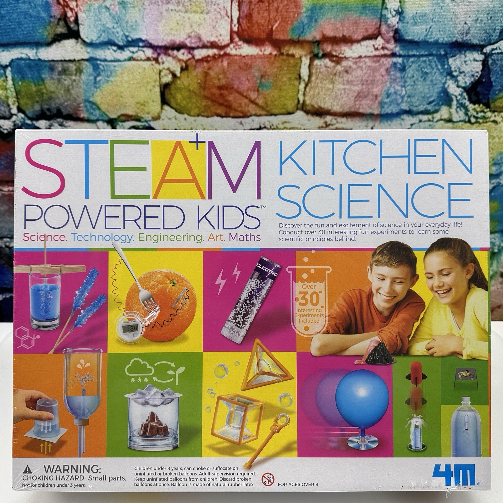 Steam Powered Kids Kitchen Science Kit 30 Interesting Experiments Included Learn