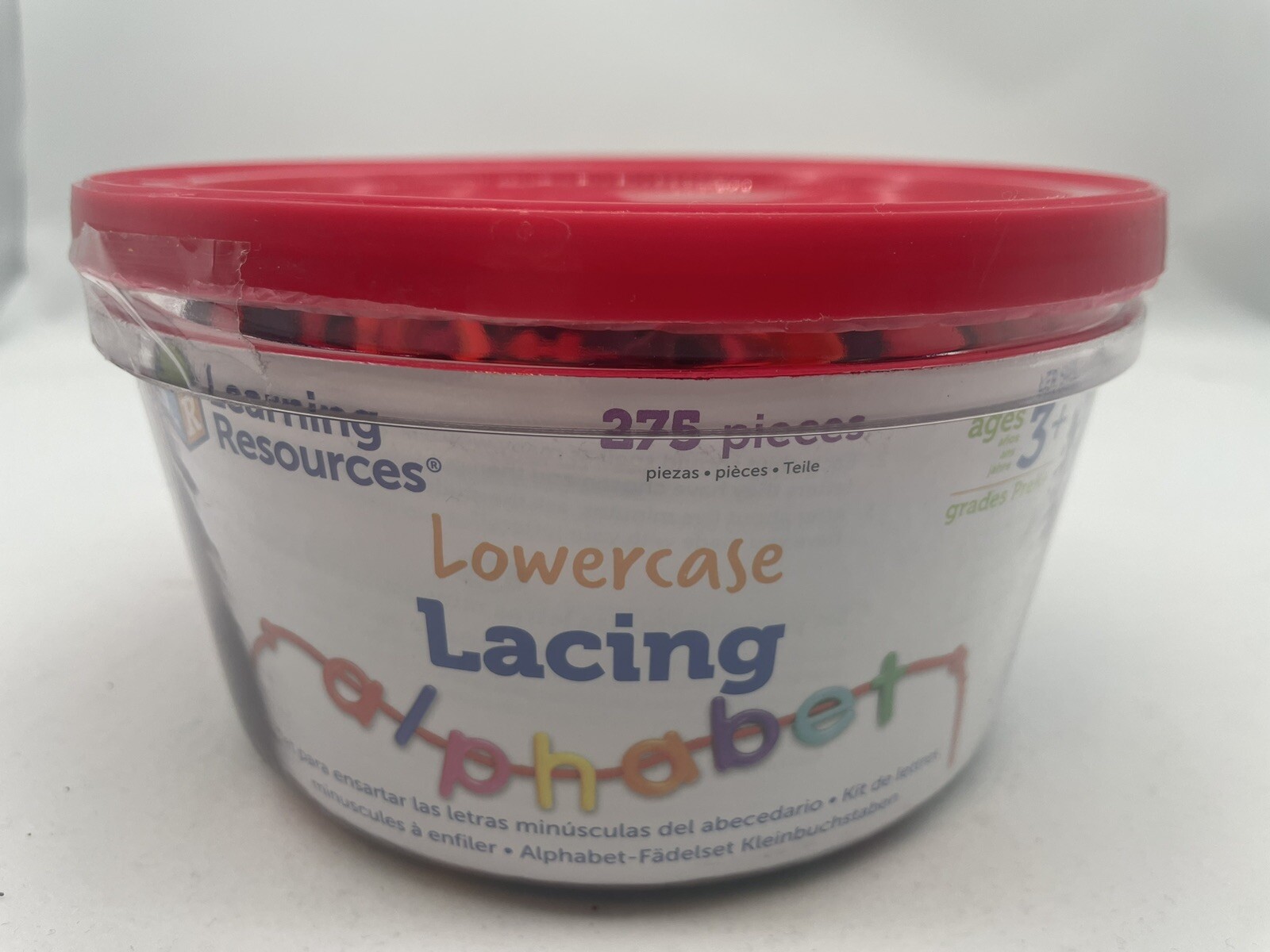 Learning Resources Lowercase Lacing Alphabet Tub