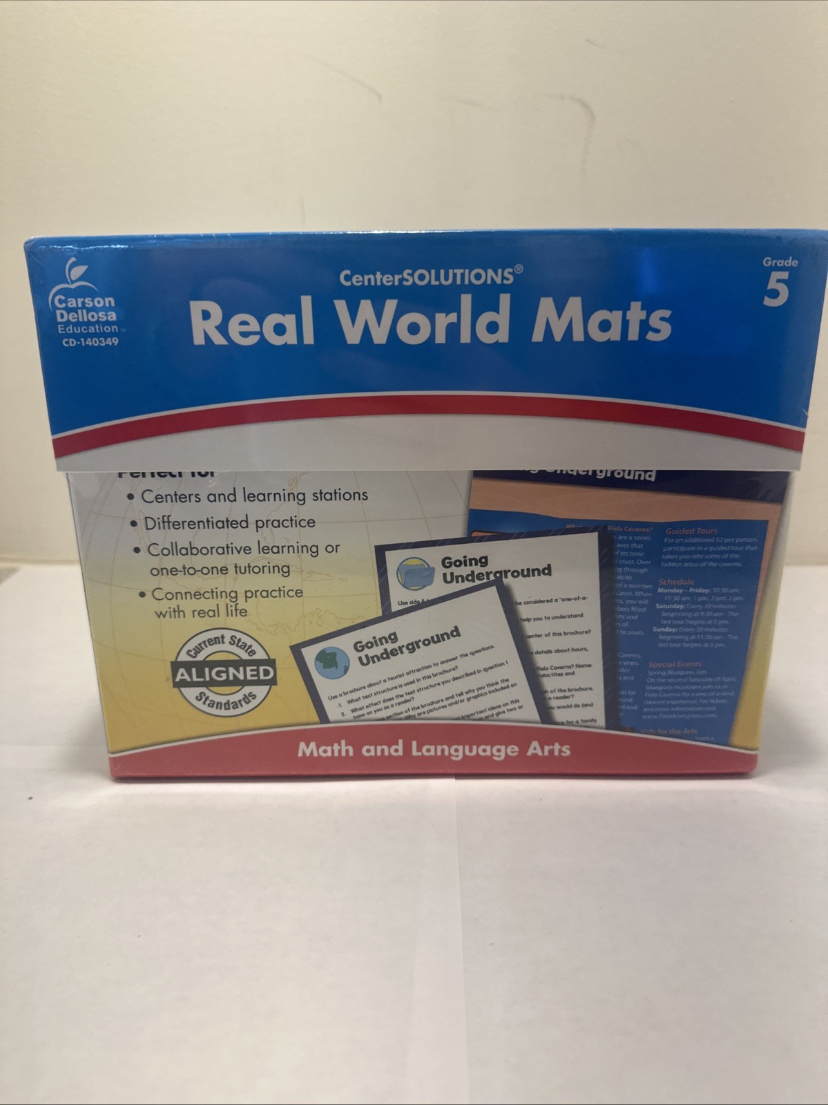 Real World Mats – Grade 5 Math and Language Arts NEW Common Core