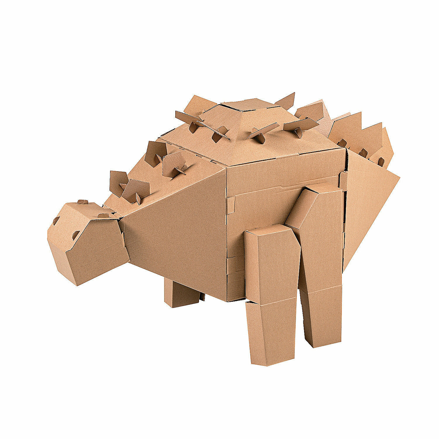 Do It Yourself 3D Stegosaurus Dinosaur Cardboard Stand-Up, Craft Kits, 1 Piece
