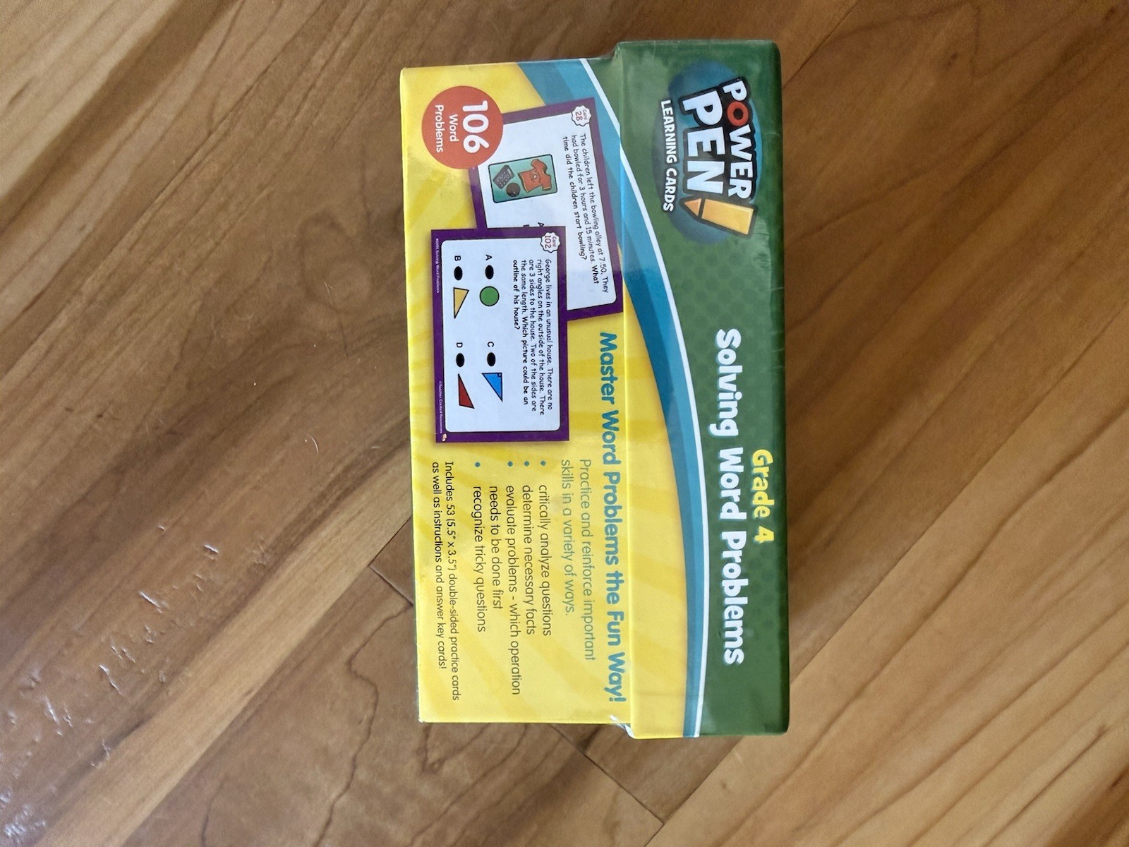 Teacher Created Resources Power Pen Learning Cards Math Word Problems Grade 4