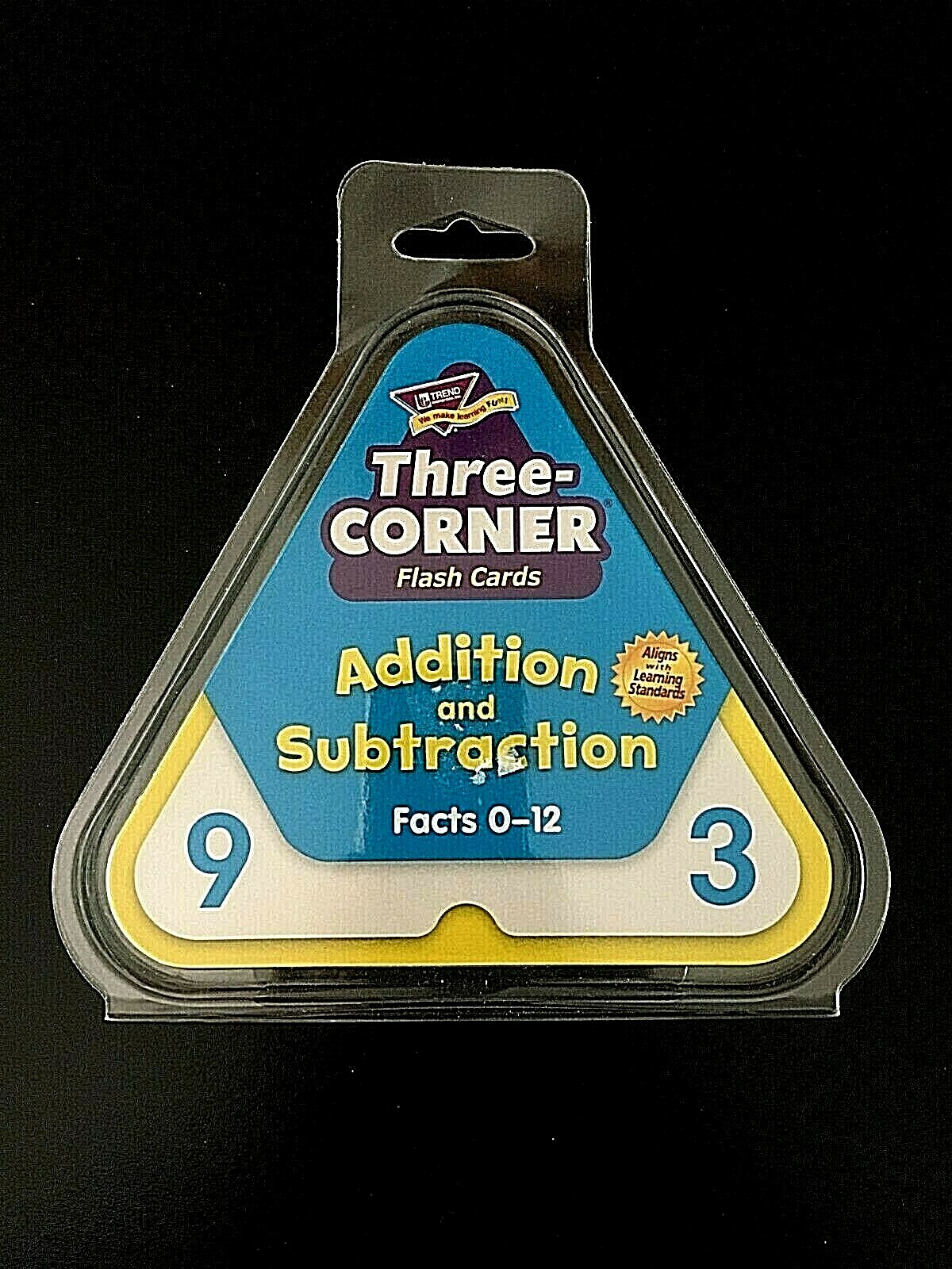 Three Corner Flash Cards ~ Addition & Subtraction Facts 0-12