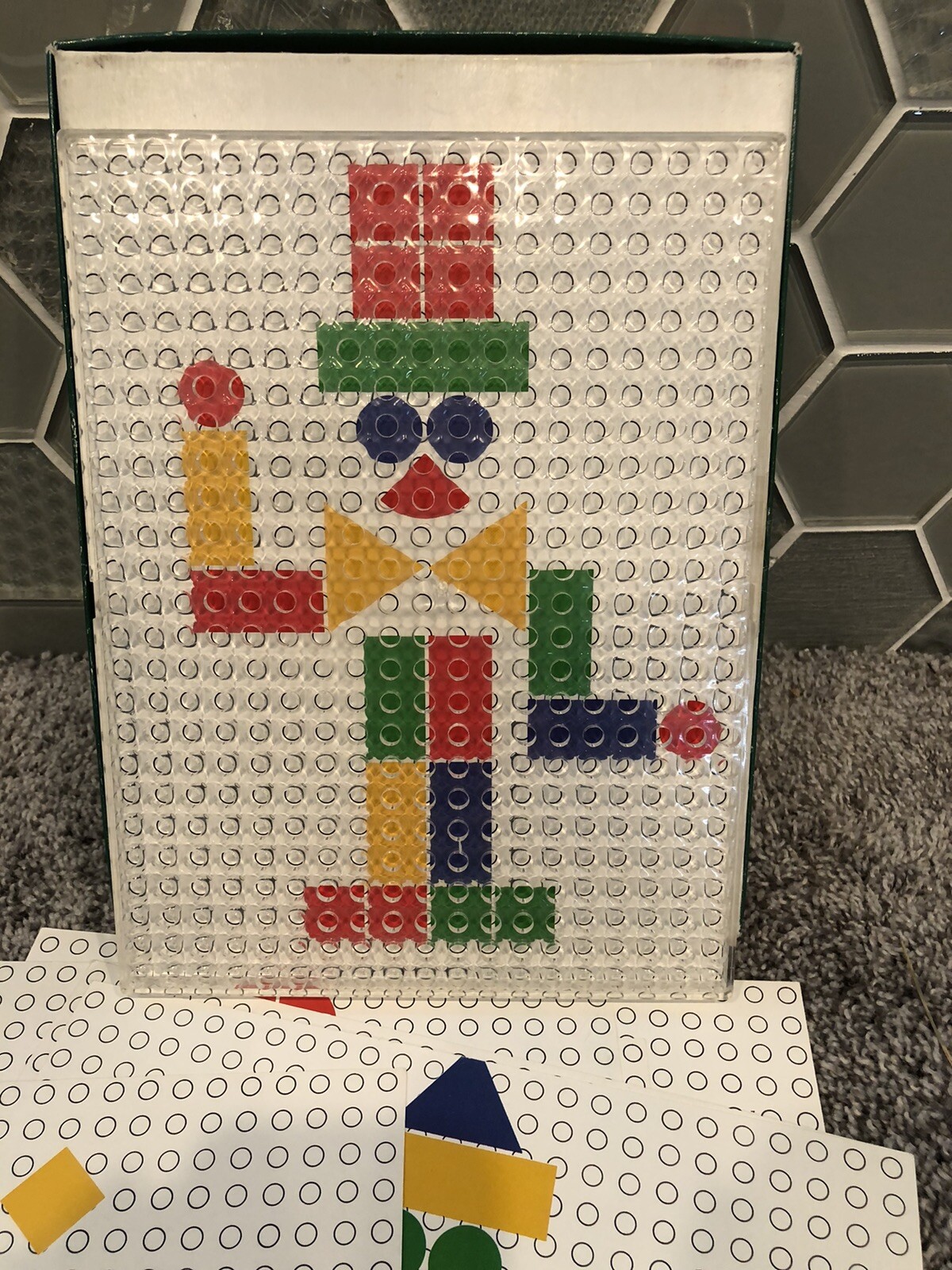 Vintage Fernand Nathan Crystal Geometric Shape Forms 1982 RARE Home School Learn