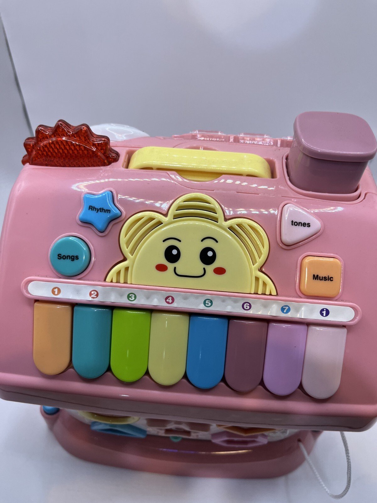 Interactive Toy House Number Pad Telephone Abacus Busy Board Learning Toy 9″
