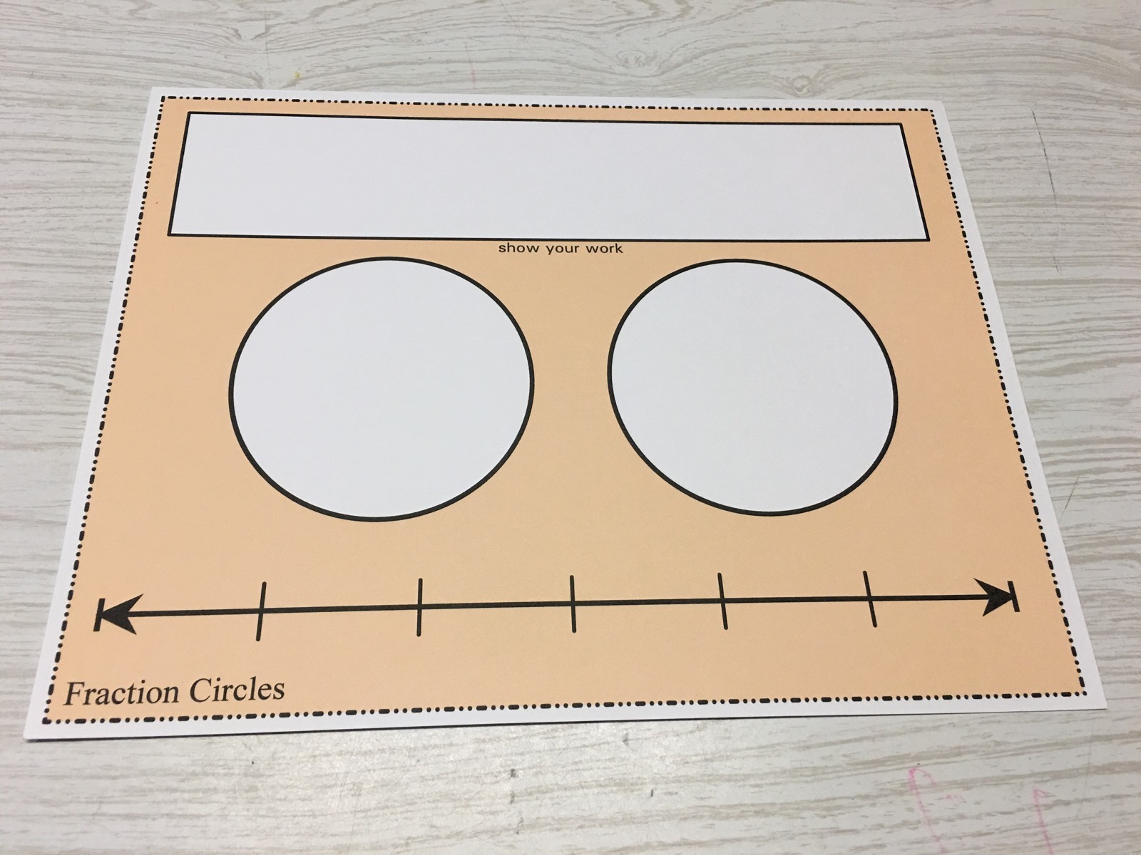 Write-On/Wipe-Off Fraction Circle And Square Math Mats (20) Classroom.set