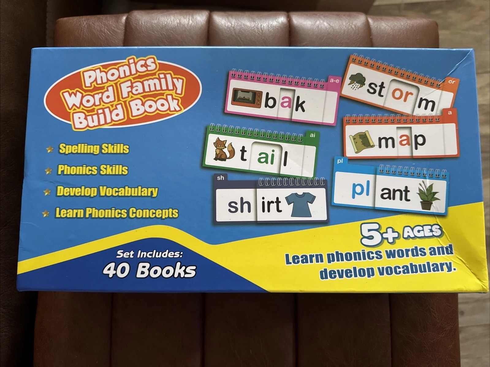 40 Read and Rhyme Flip Books,Phonics Word Family Build Book Learn to Read Pho…