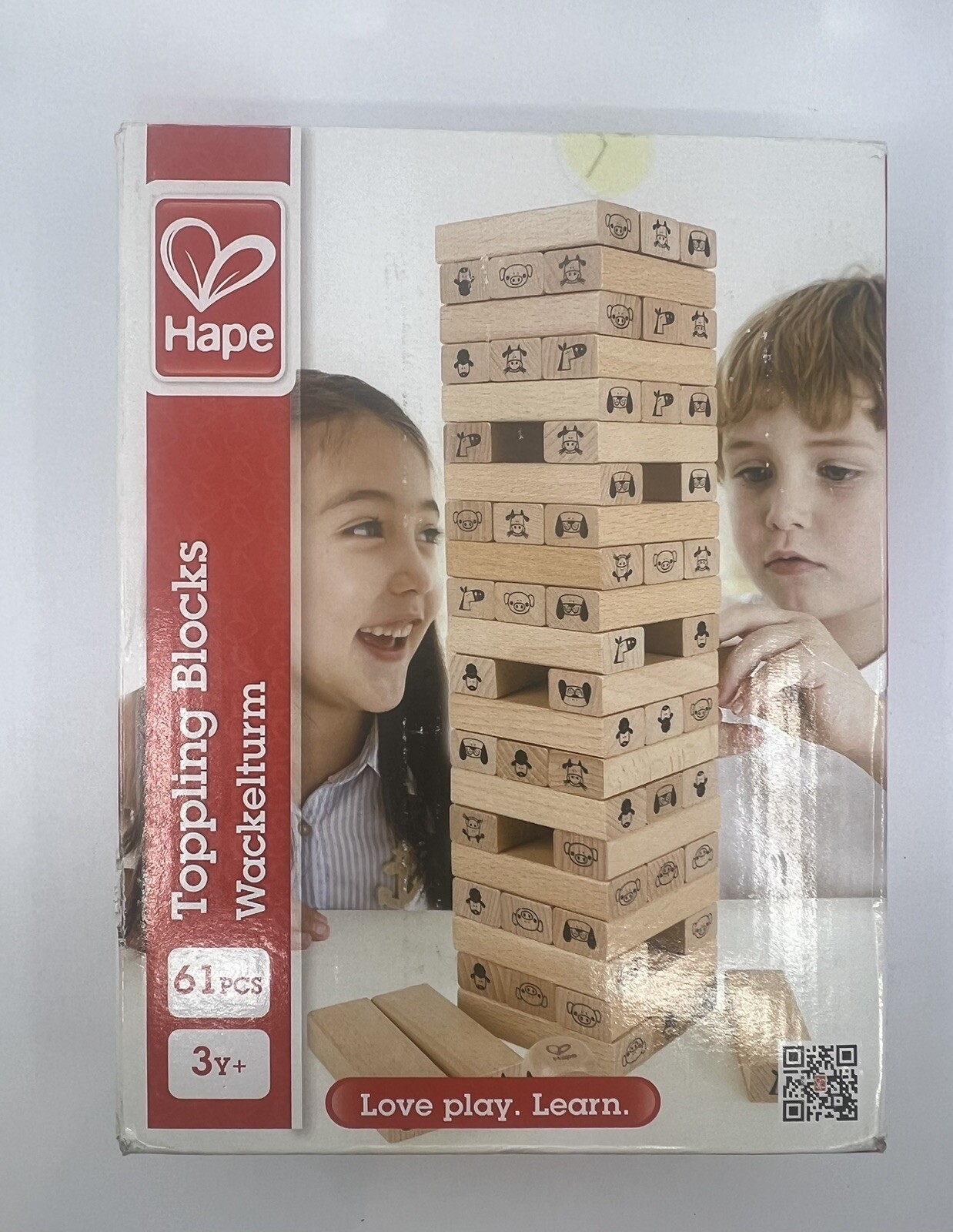 HAPE Toppling Wooden Blocks Tower Wakelturn Jenga