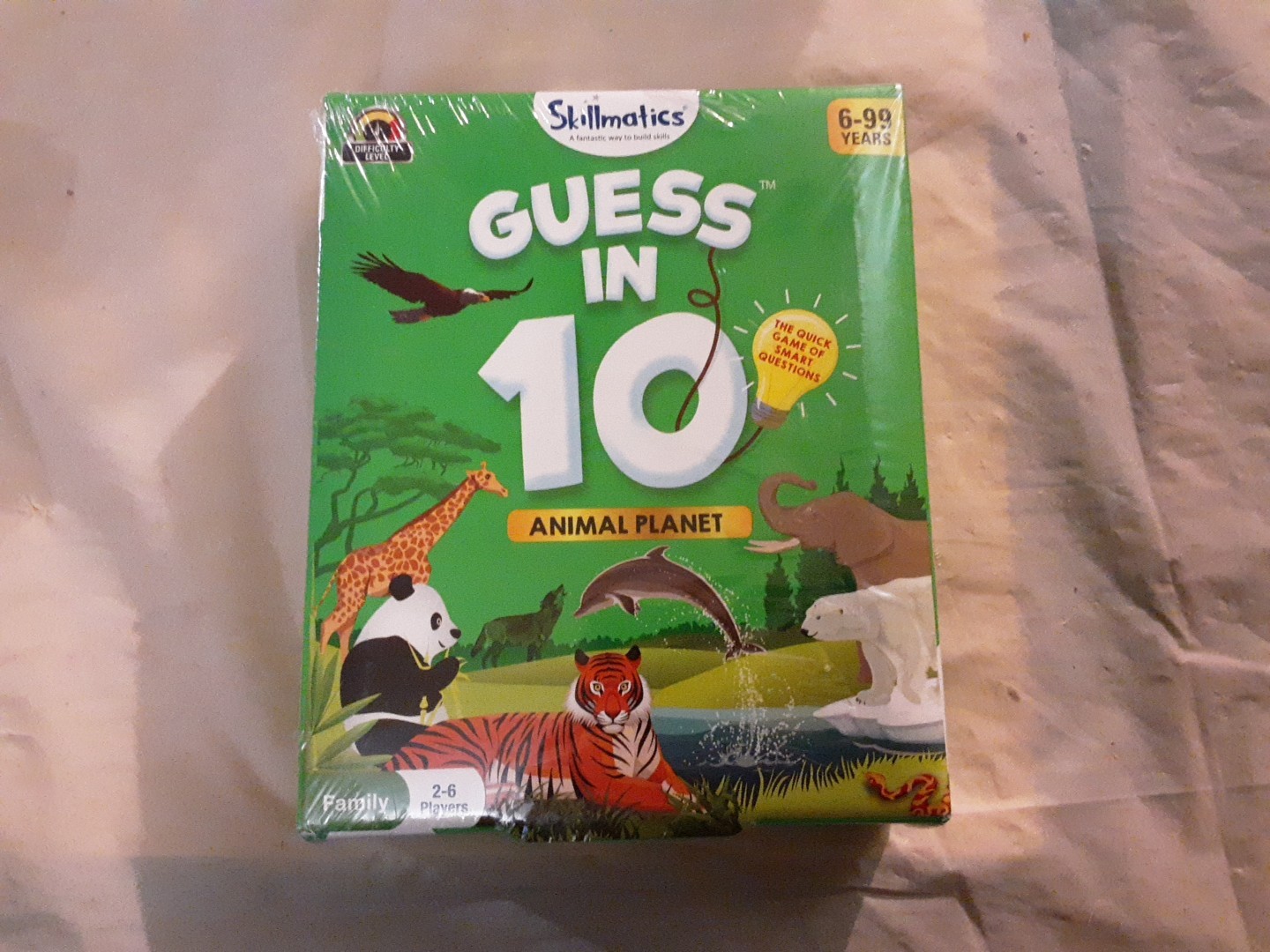 Skillmatics Guess In 10 Animal Planet Family Card Game Ages 6 To 99