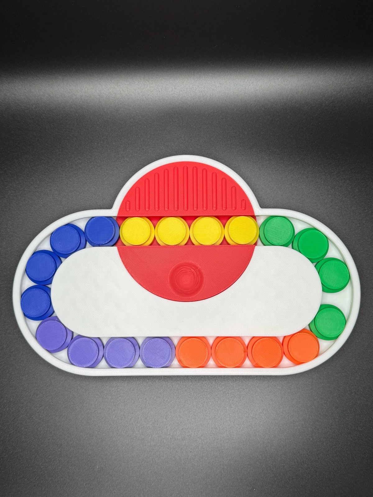 Top Spin Puzzle – High Quality 3D Printed Mind Game for Kids & Teachers – Fun