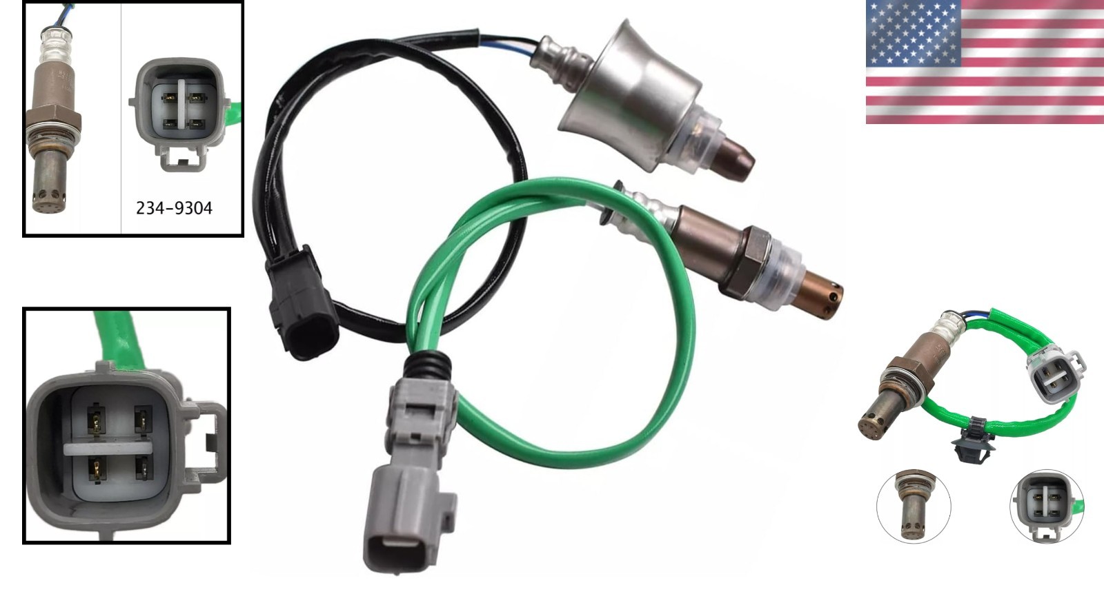 2X Upstream&Downstream Oxygen Sensor for 2018-2024 Toyota Camry 2.5L L4 / 2019-2