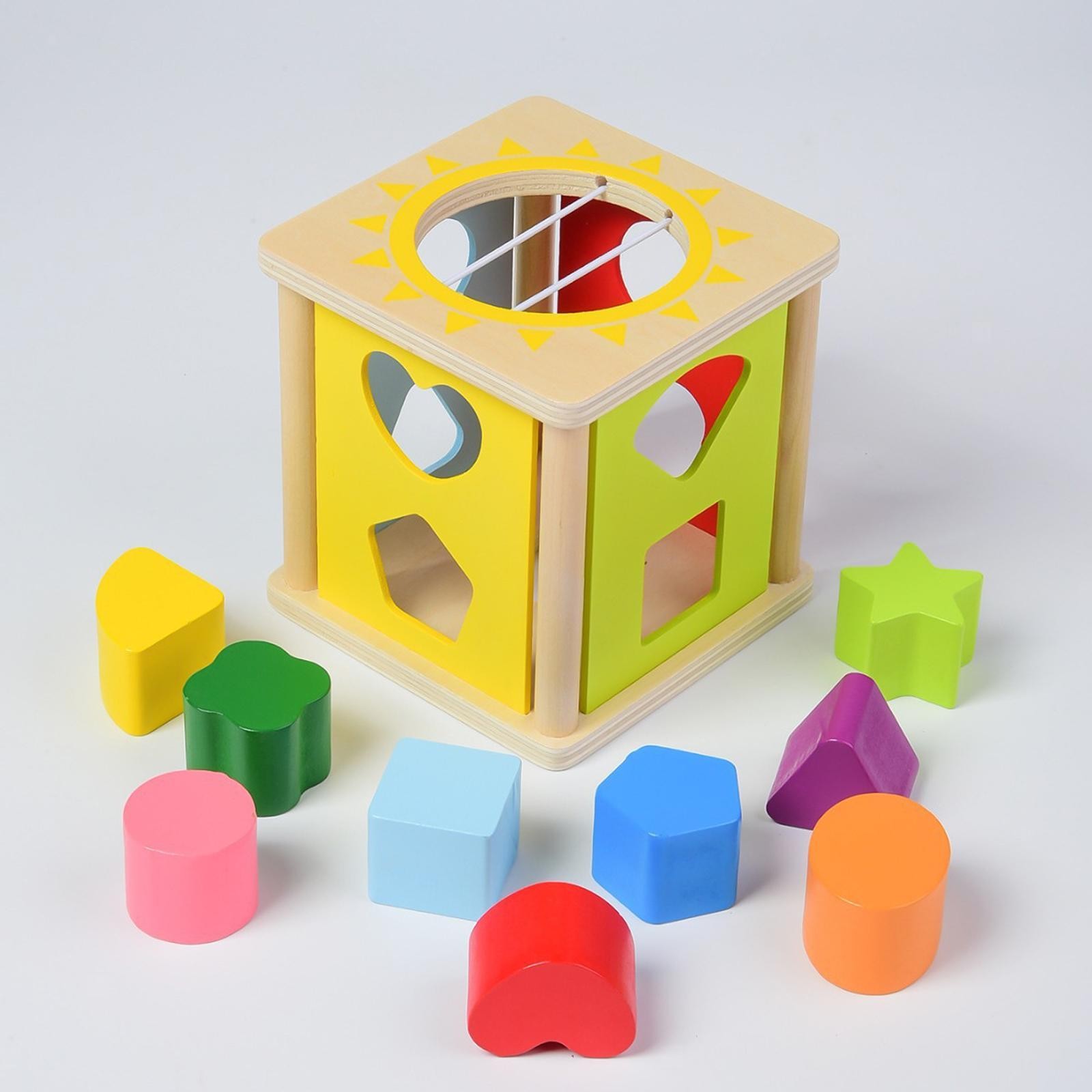 Shape Sorter Toys Sensory Toy Fun Creativity Color Shape Sorting Matching Game