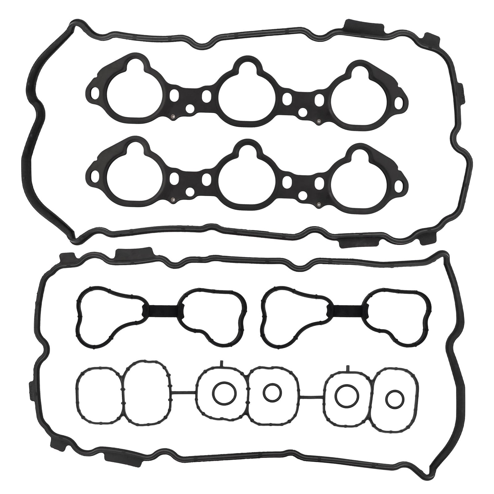 Engine Valve Cover and Intake Engine Manifold Gasket Set Fit for Nissan Infin…