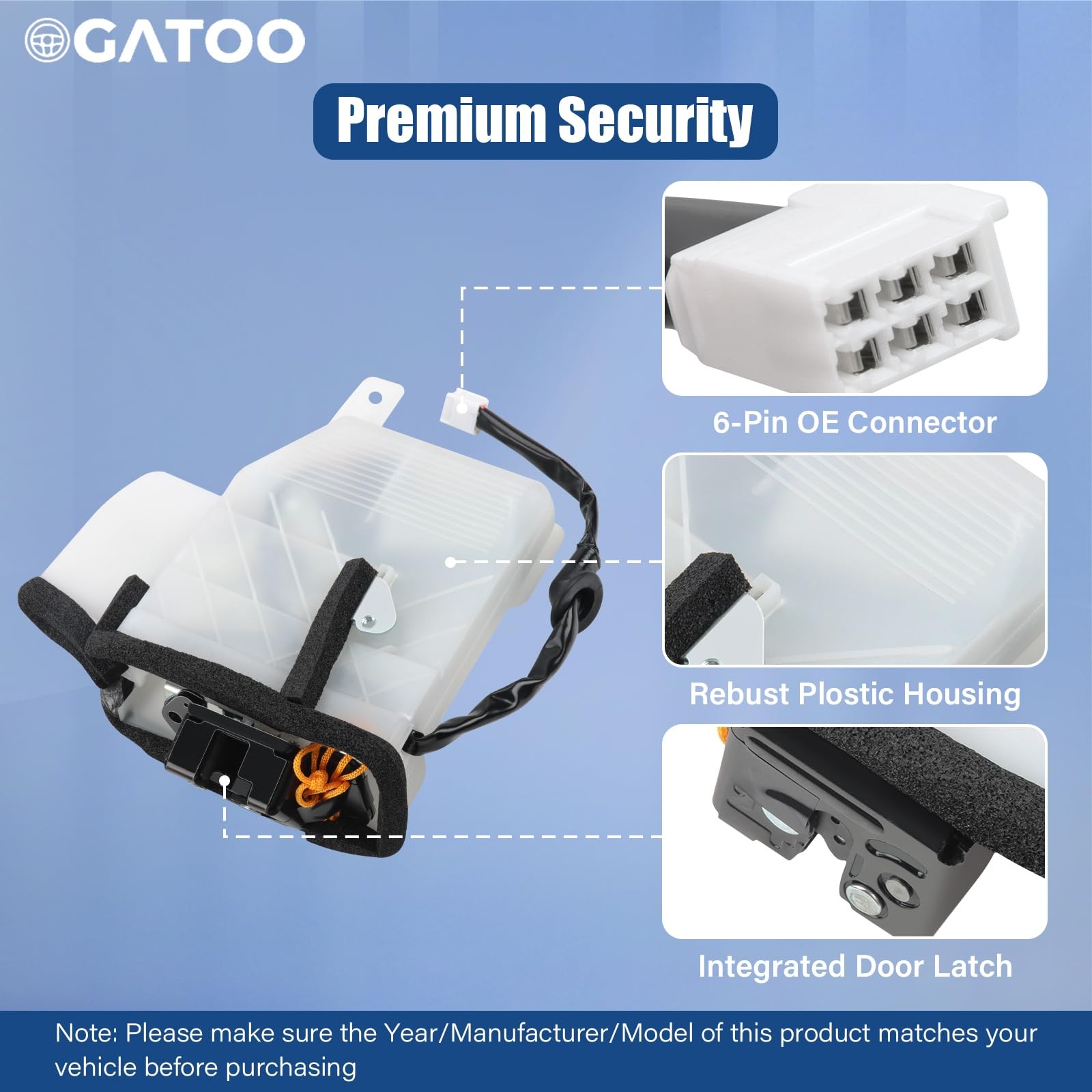 Trunk Latch Tailgate Lock Rear Gate Hatch Fit for 4.0L 4.7L Toyota 4Runner…