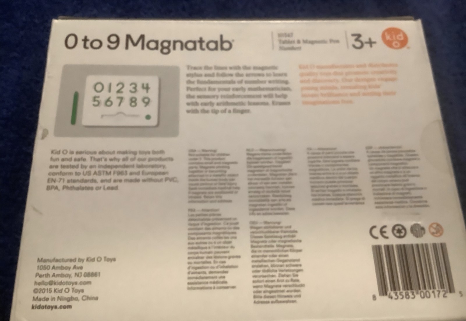 0 to 9 Magnatab Educational Toys Learning Resources