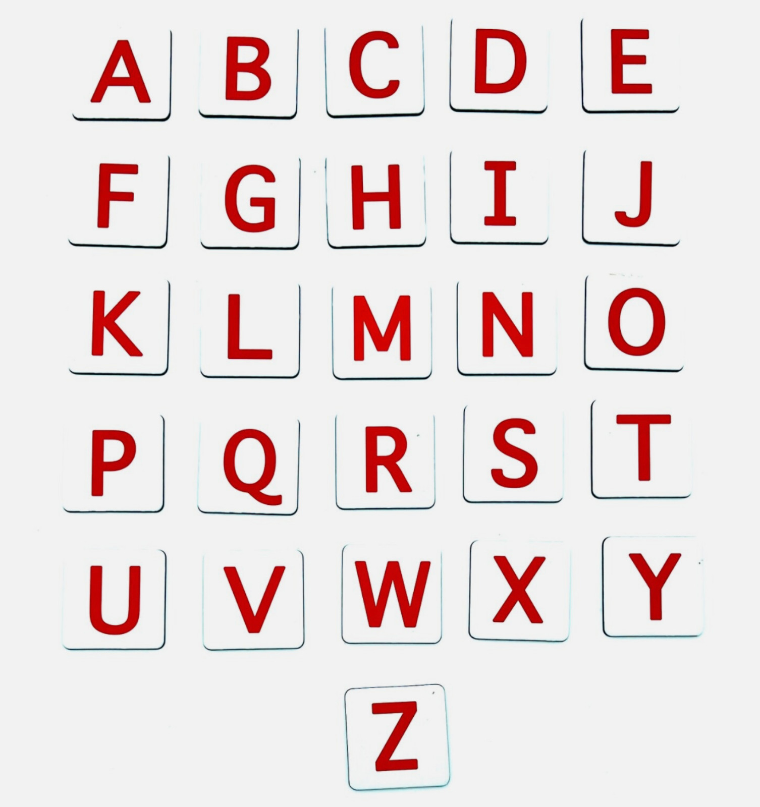 Osmo Words – Blue Box w Lid – Capital/Lower Case Letters in Red & Blue Complete