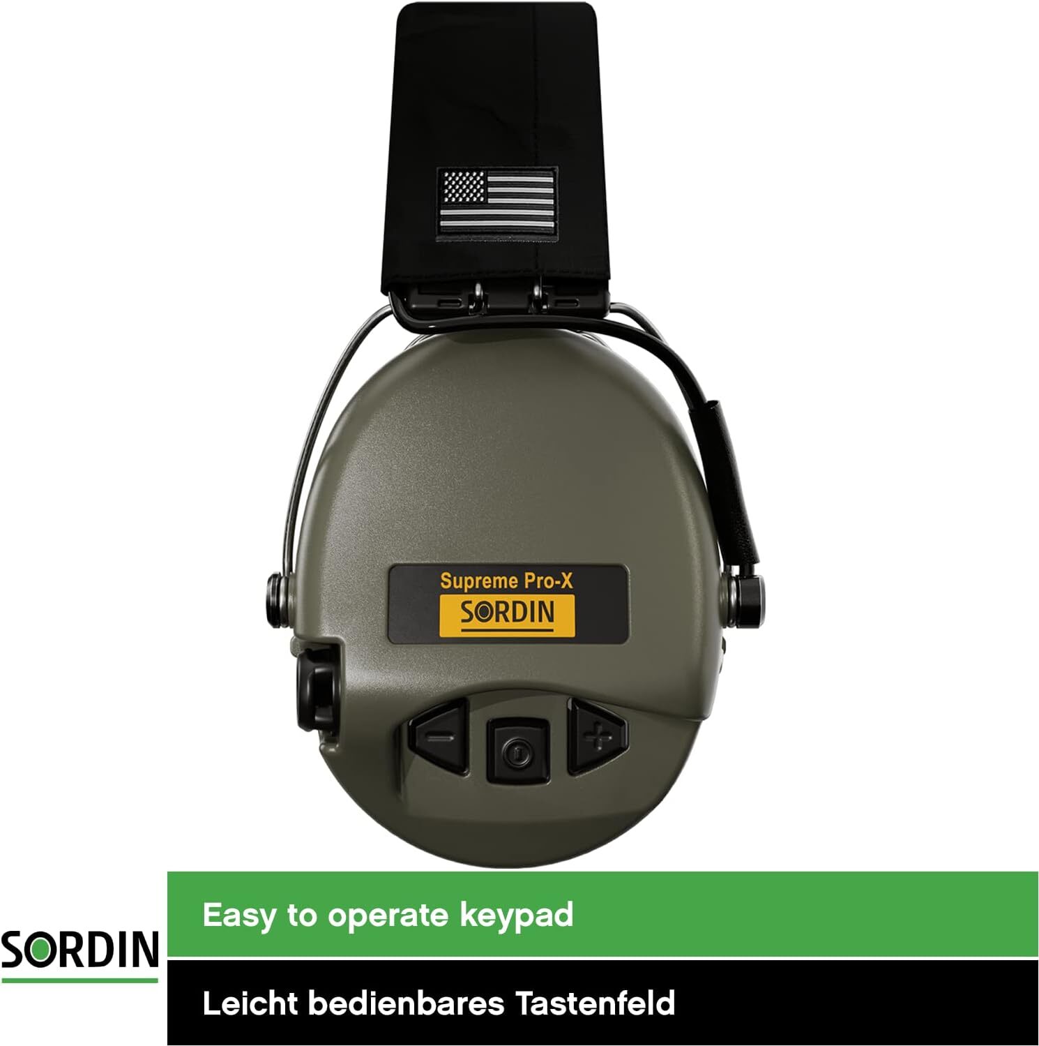 Sordin Supreme Pro-X Ear Defenders for Hunting & Shooting – Active & Electronic