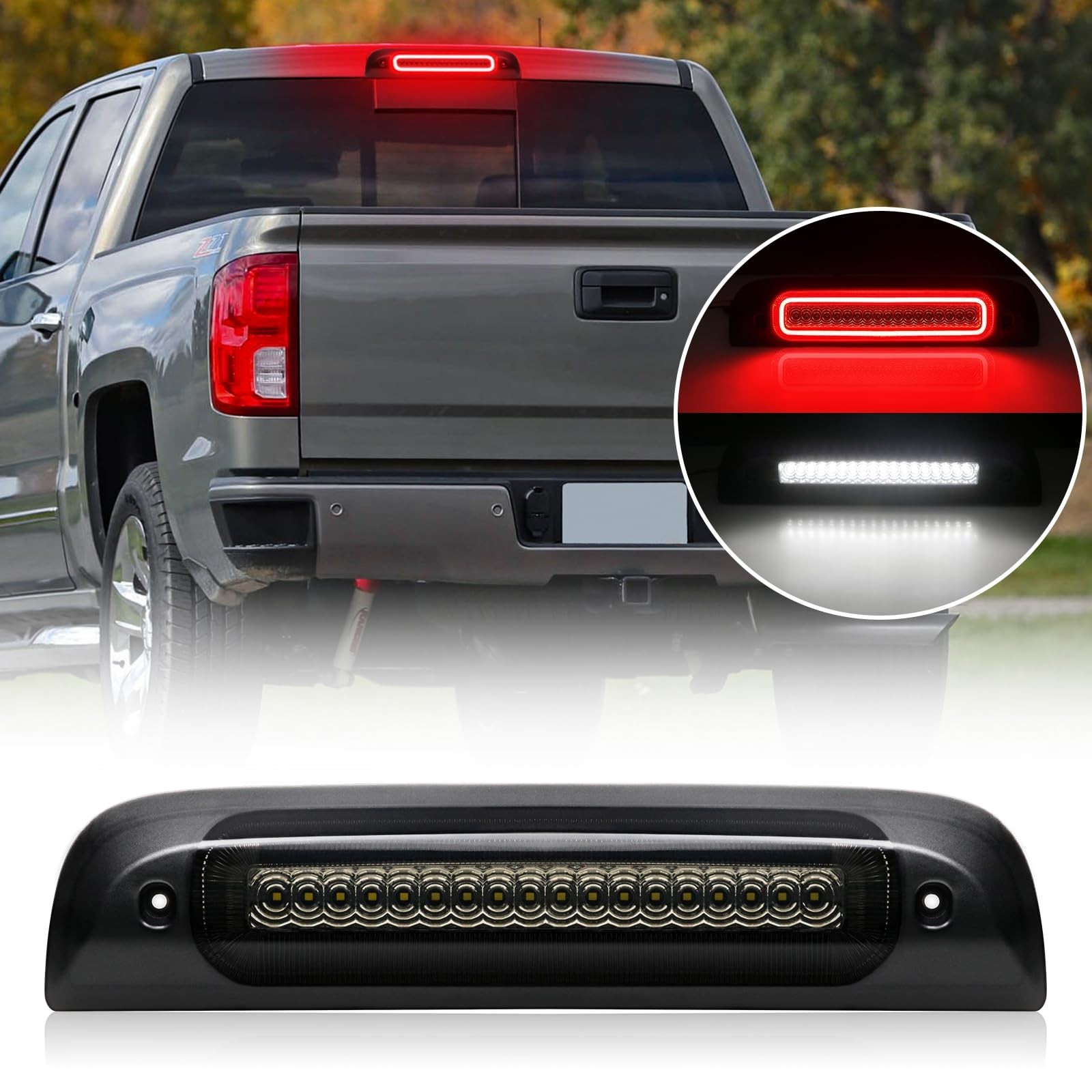 LED Third 3rd Brake Light Replacement for 2014-2019 Silverado Sierra 1500 250…