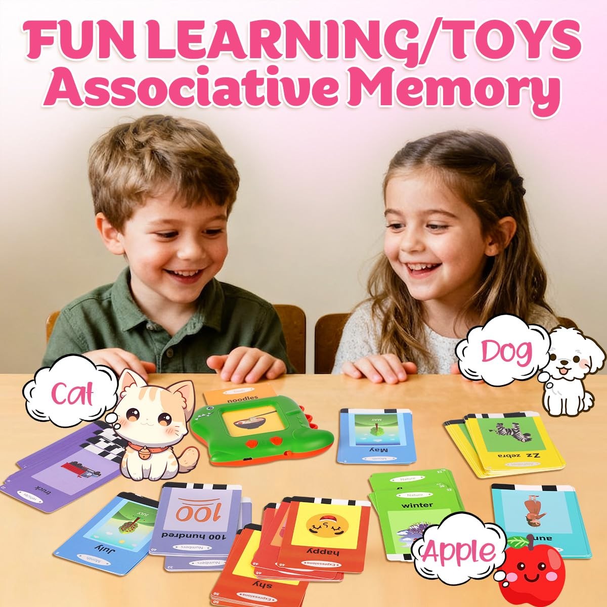 Toddler Toys Talking Flash Cards for 1-5 Years Old, 336 Sight Words Language …