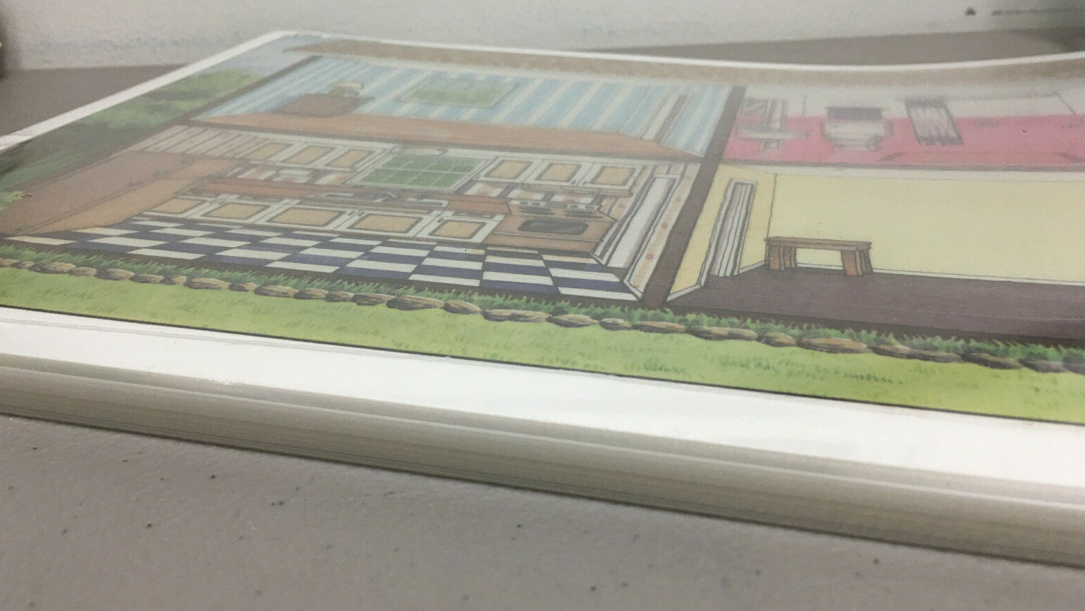 Lot of 20 Double-Sided Laminated Student Mat The House/The Park (Dry Erase) NEW