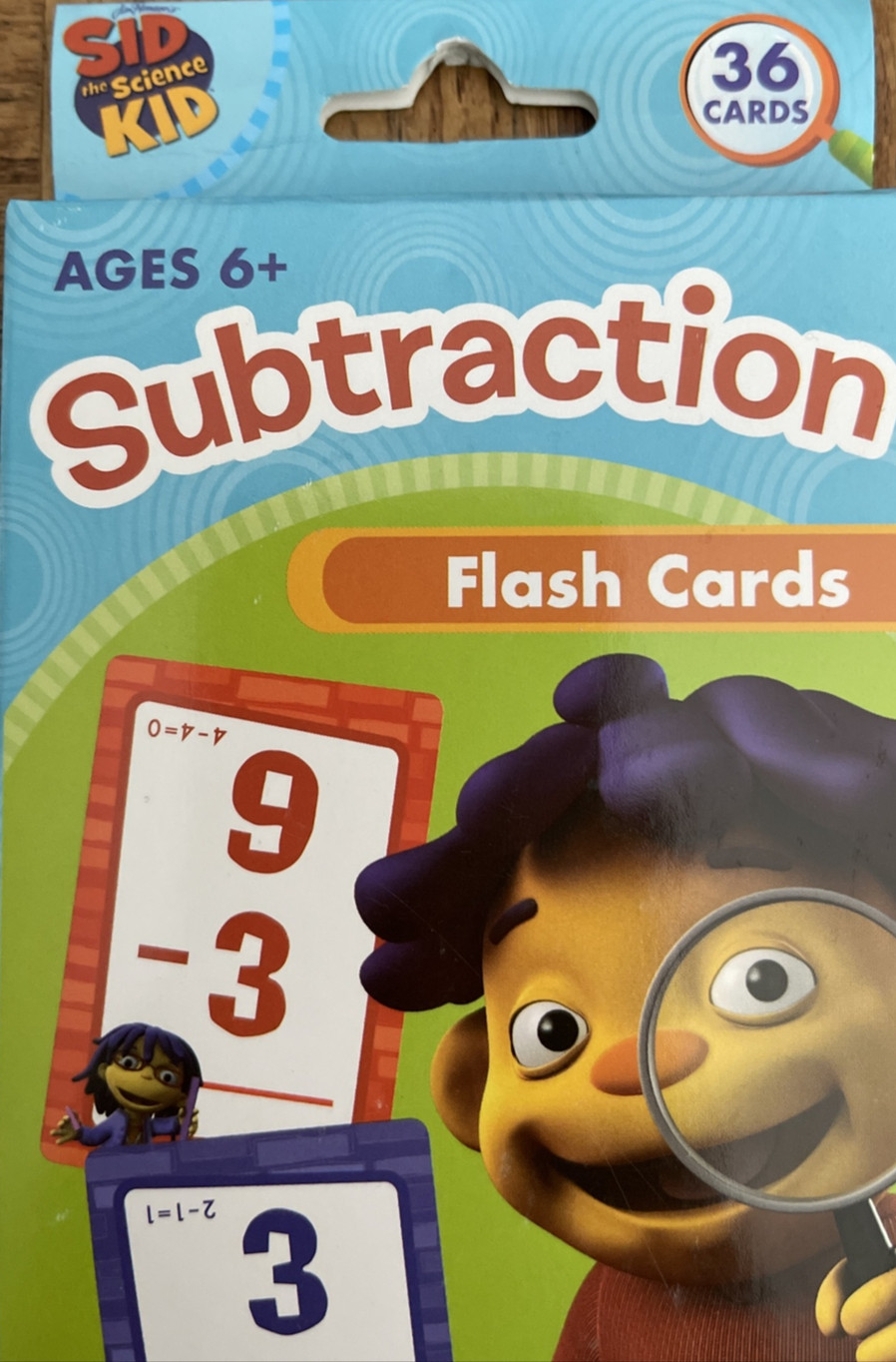 Sid The Science Kid Subtraction Flash Cards-Brand New-SHIPS N 24 HOURS